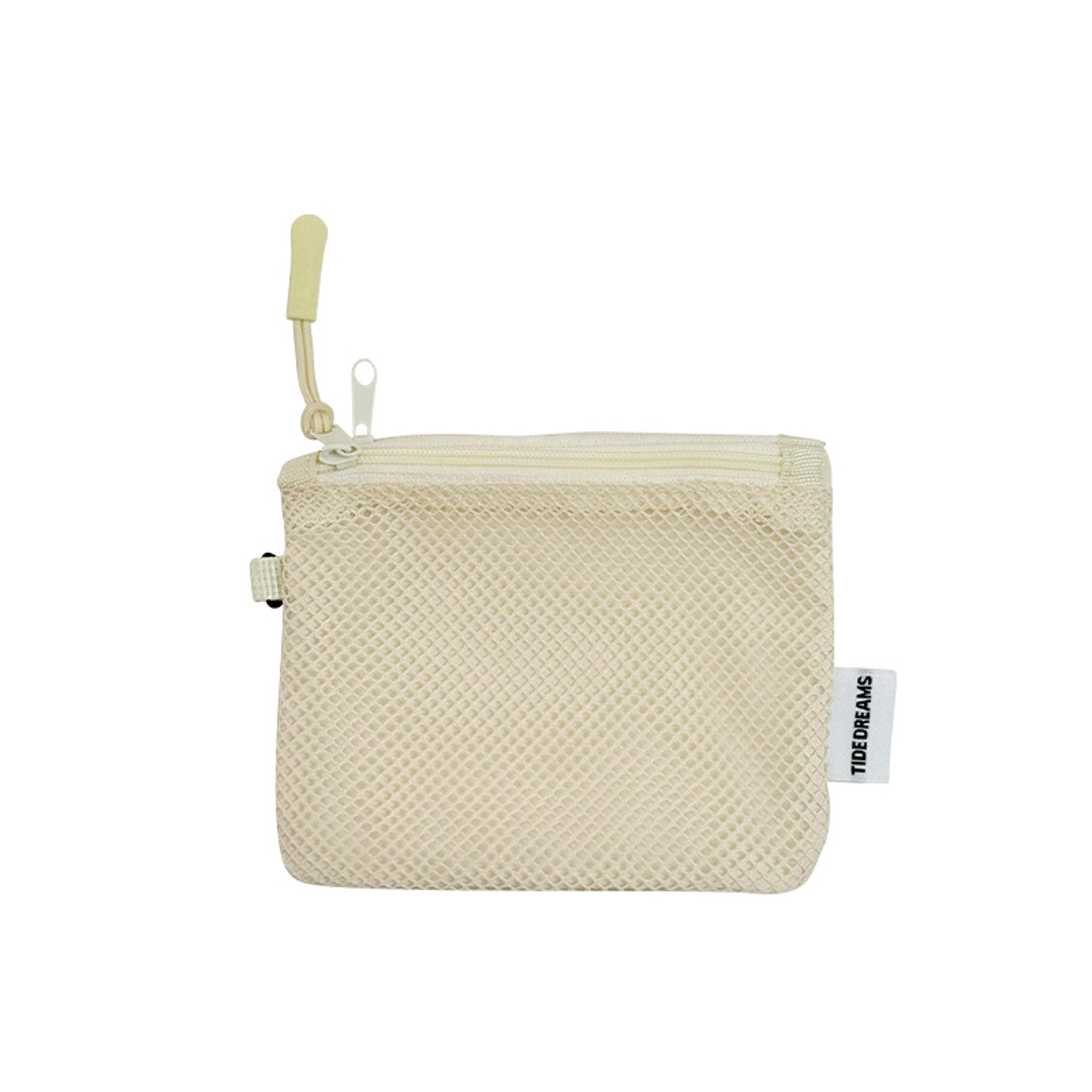 Dual Layer Travel Makeup Bag Mesh Cosmetic Organizer With Zipper 7