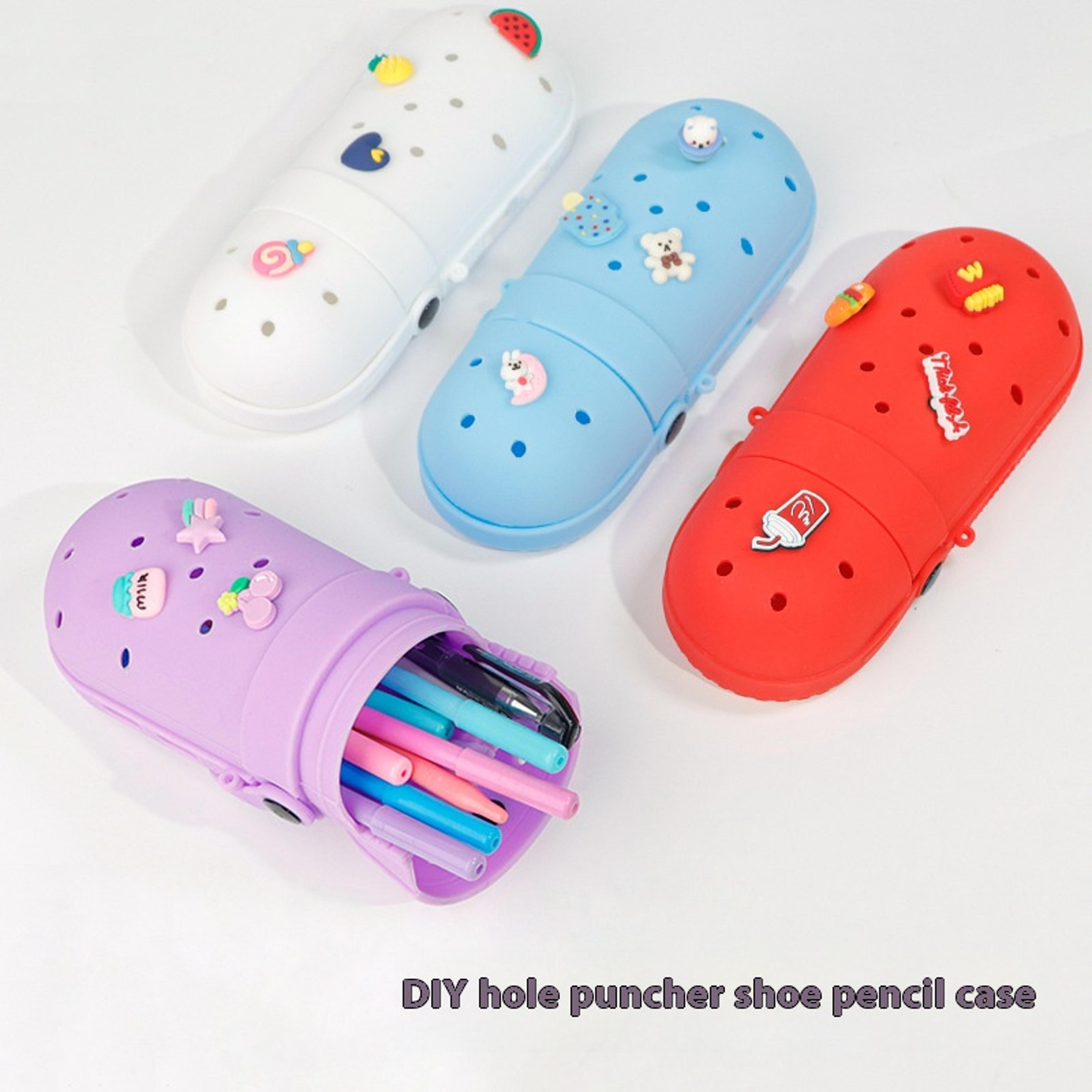 Large Silicone Makeup Organizer Box Kids Pencil Case And Stationery Holder 1