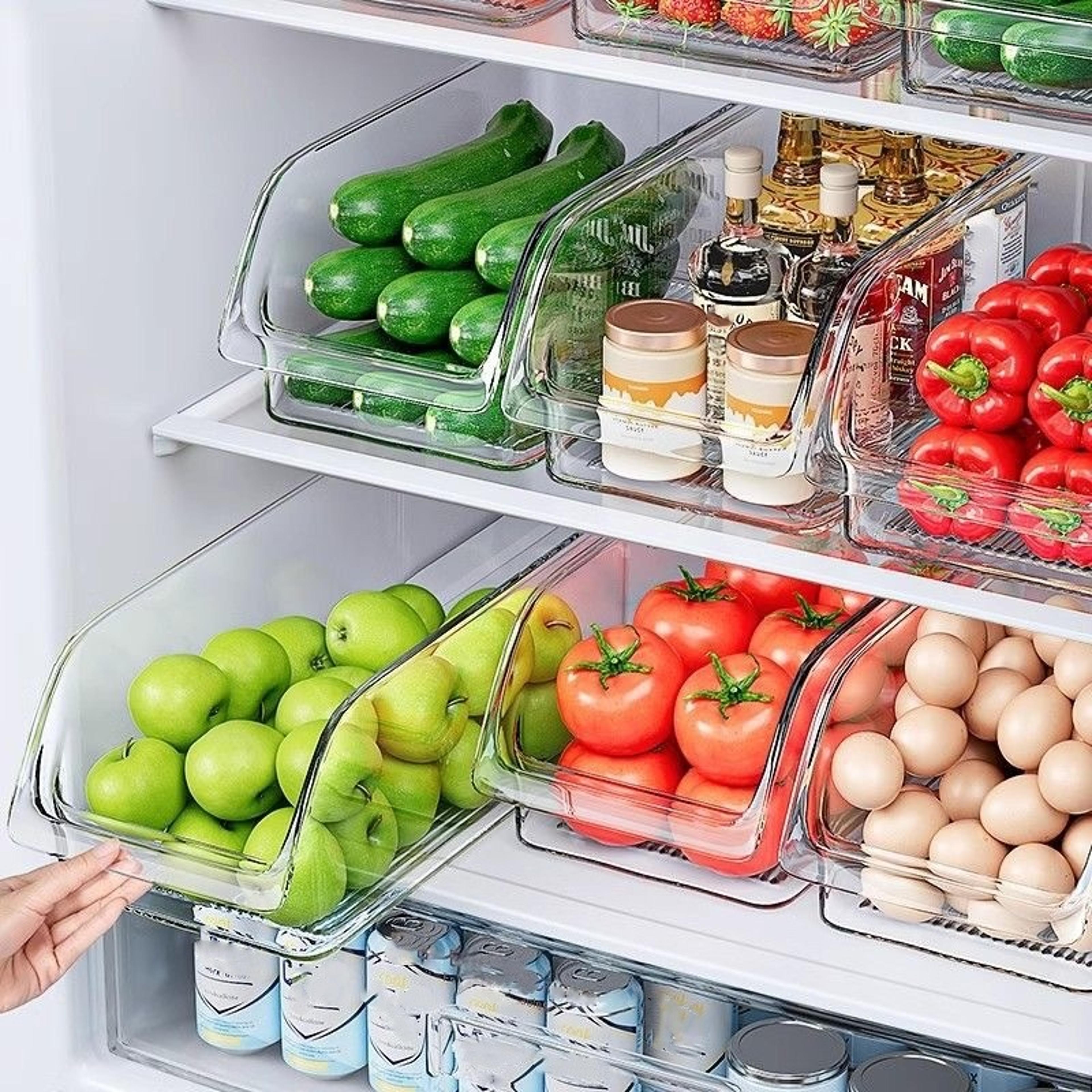 Large Refrigerator Storage Box Pull Out Fridge Organizer For Kitchen Food Storage 1