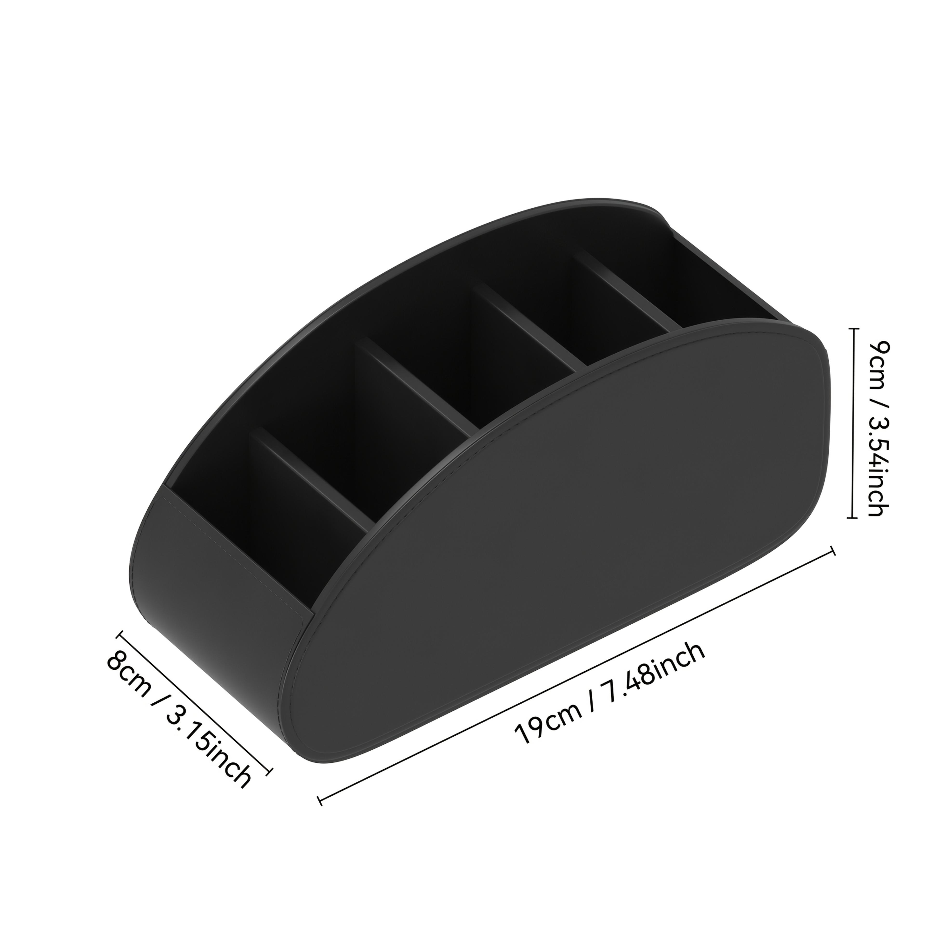 Remote Control Holder Organizer 5 Compartment Desk And Bedside Caddy 5