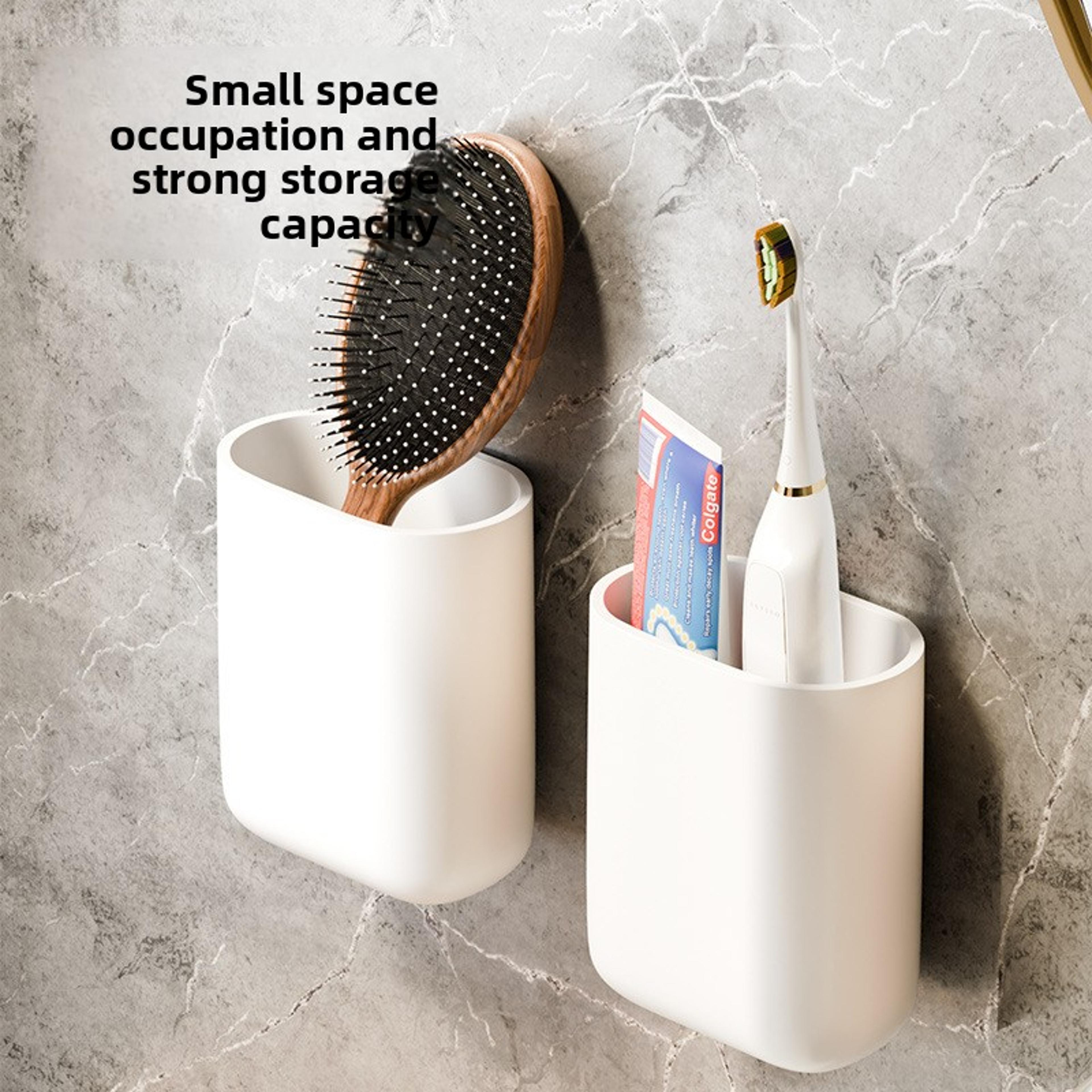 Wall Mounted Storage Organizer Adhesive Remote Control Phone Holder 4