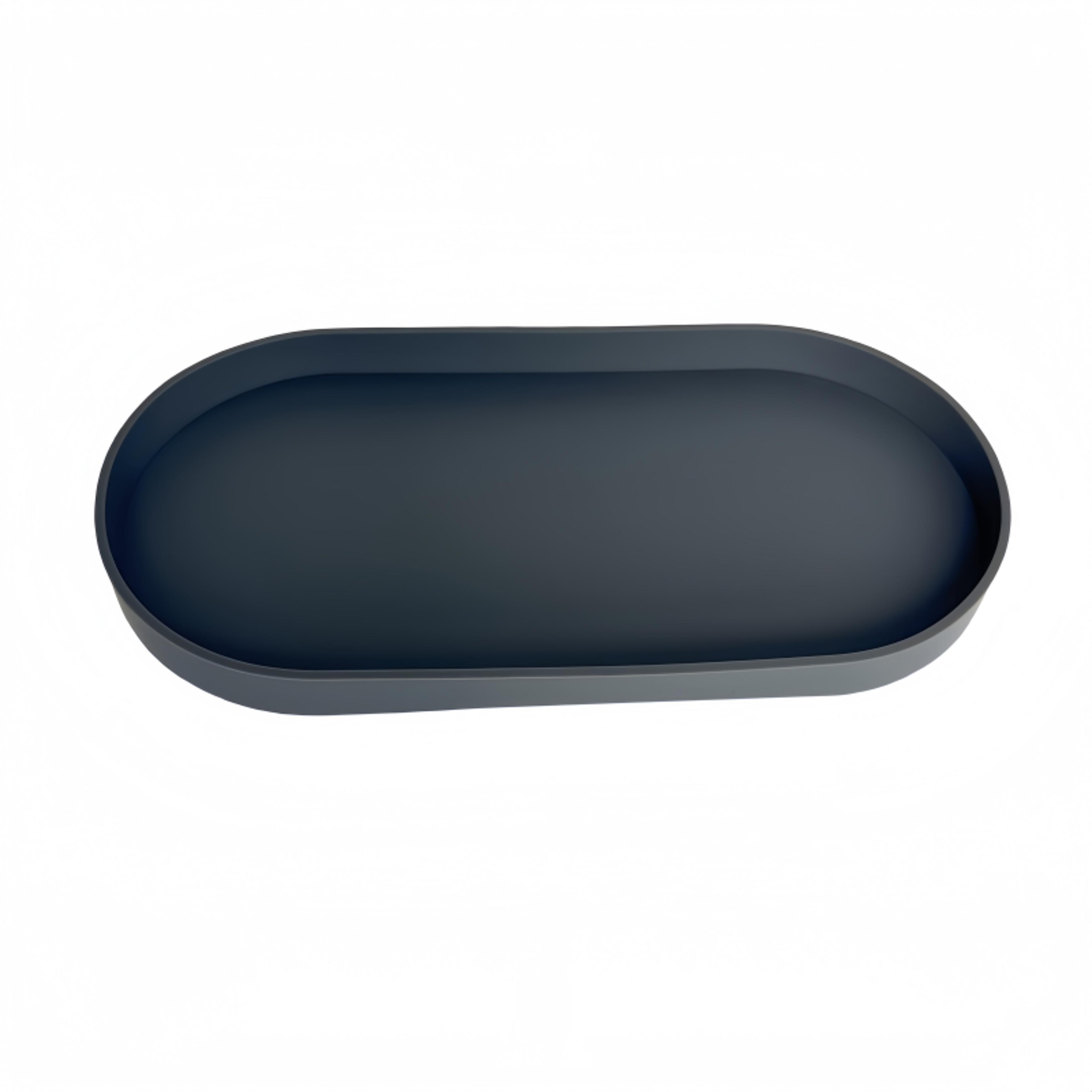 Multi Use Silicone Storage Tray Bathroom Vanity And Countertop Organizer 0
