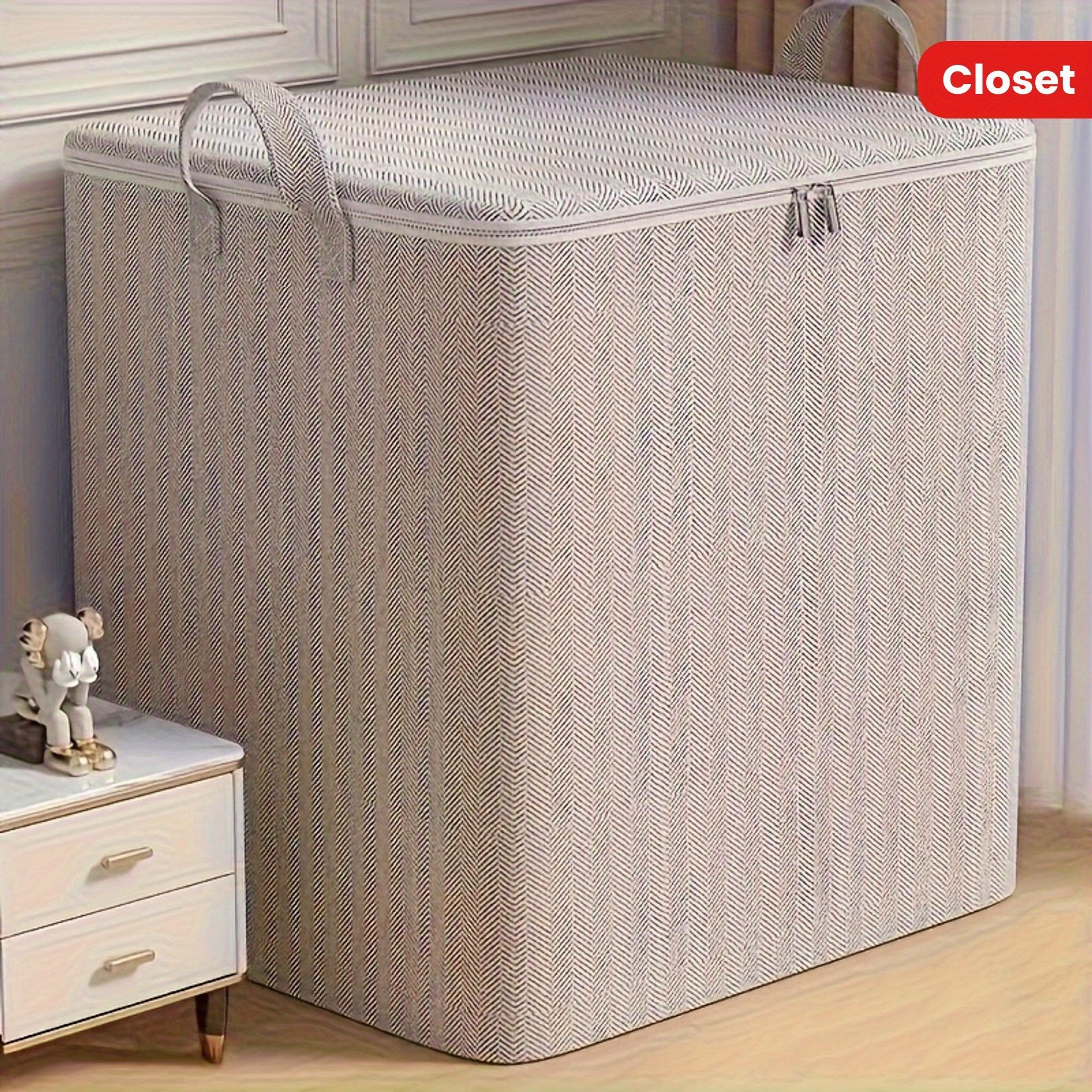 Extra Large Storage Box With Lid For Clothes Bedding And Wardrobe Organization 2