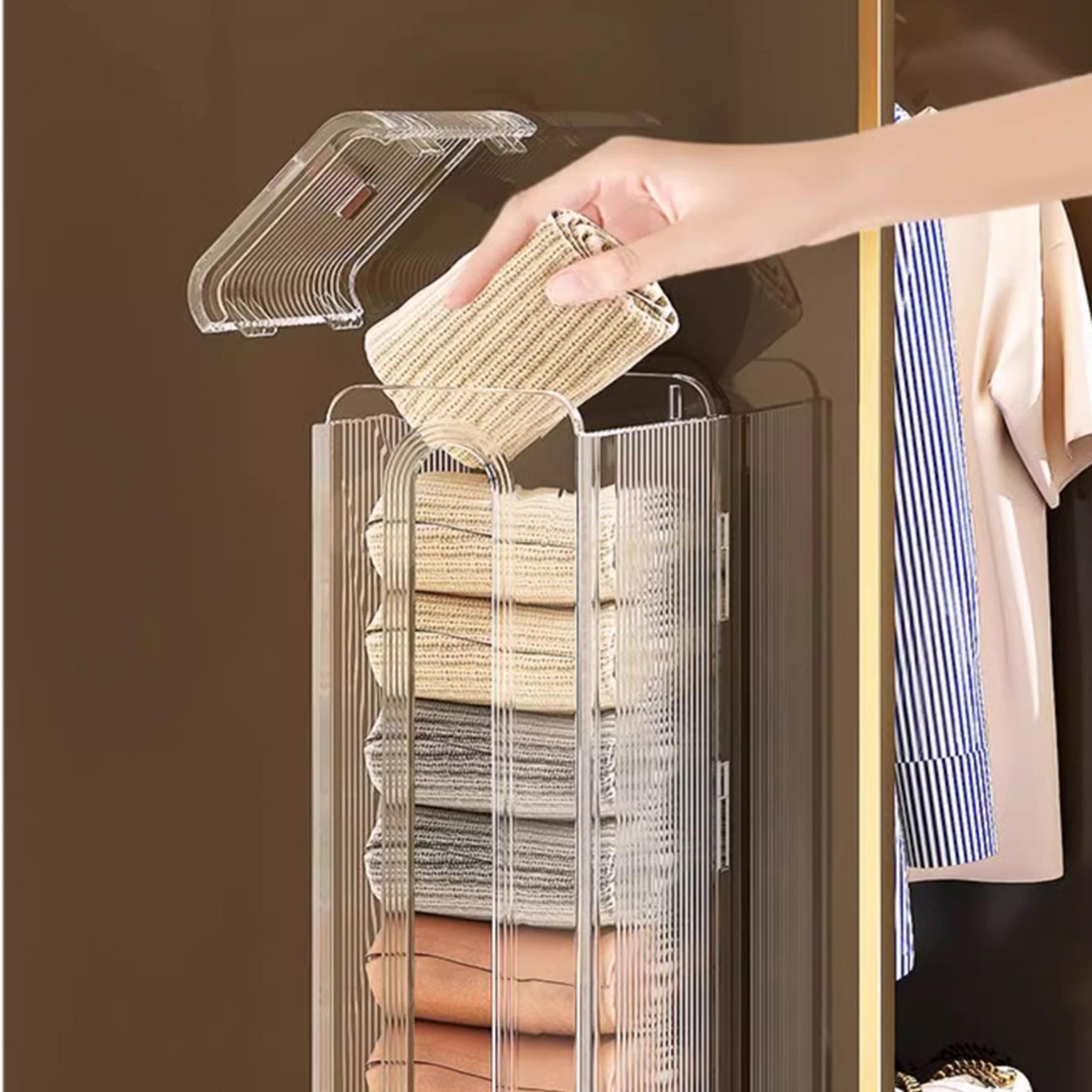 Wall Mounted Underwear Organizer No Drill Sock Storage Box 4