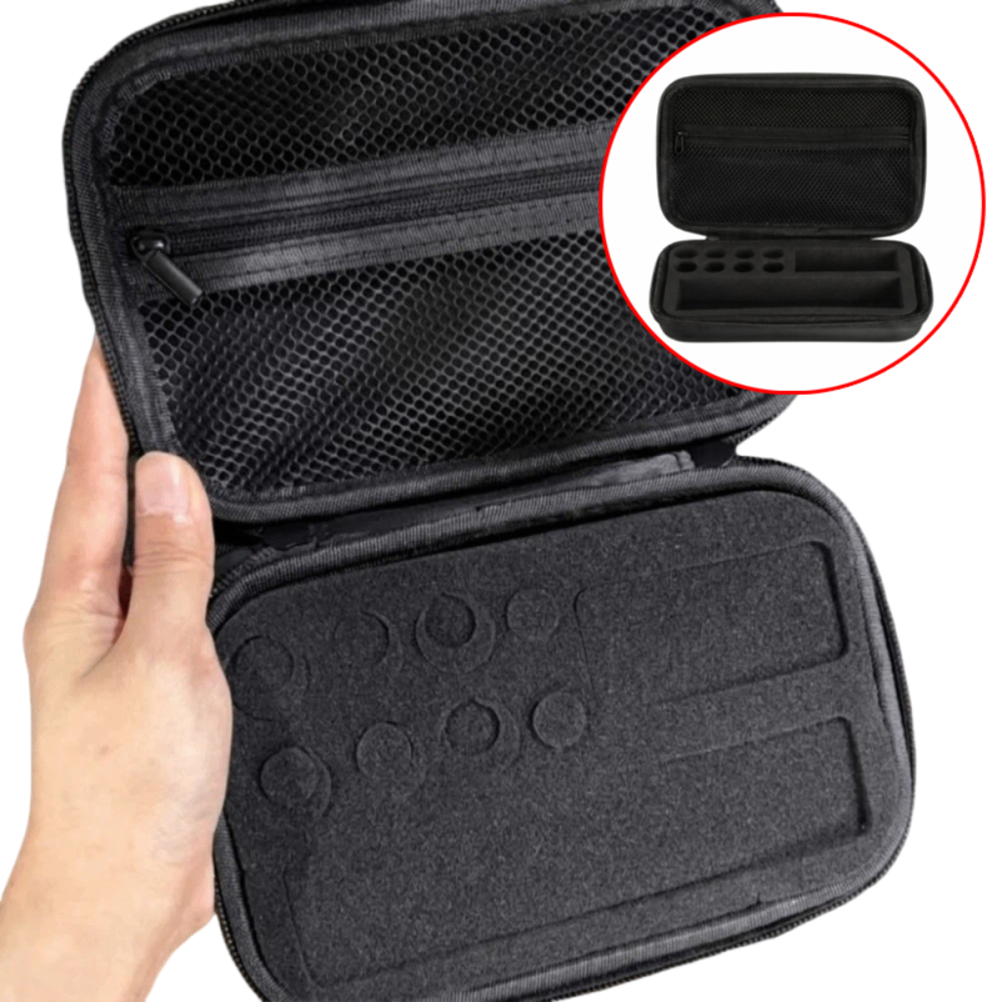 Insulin Vial Storage Case Waterproof EVA Protector Organizer 8