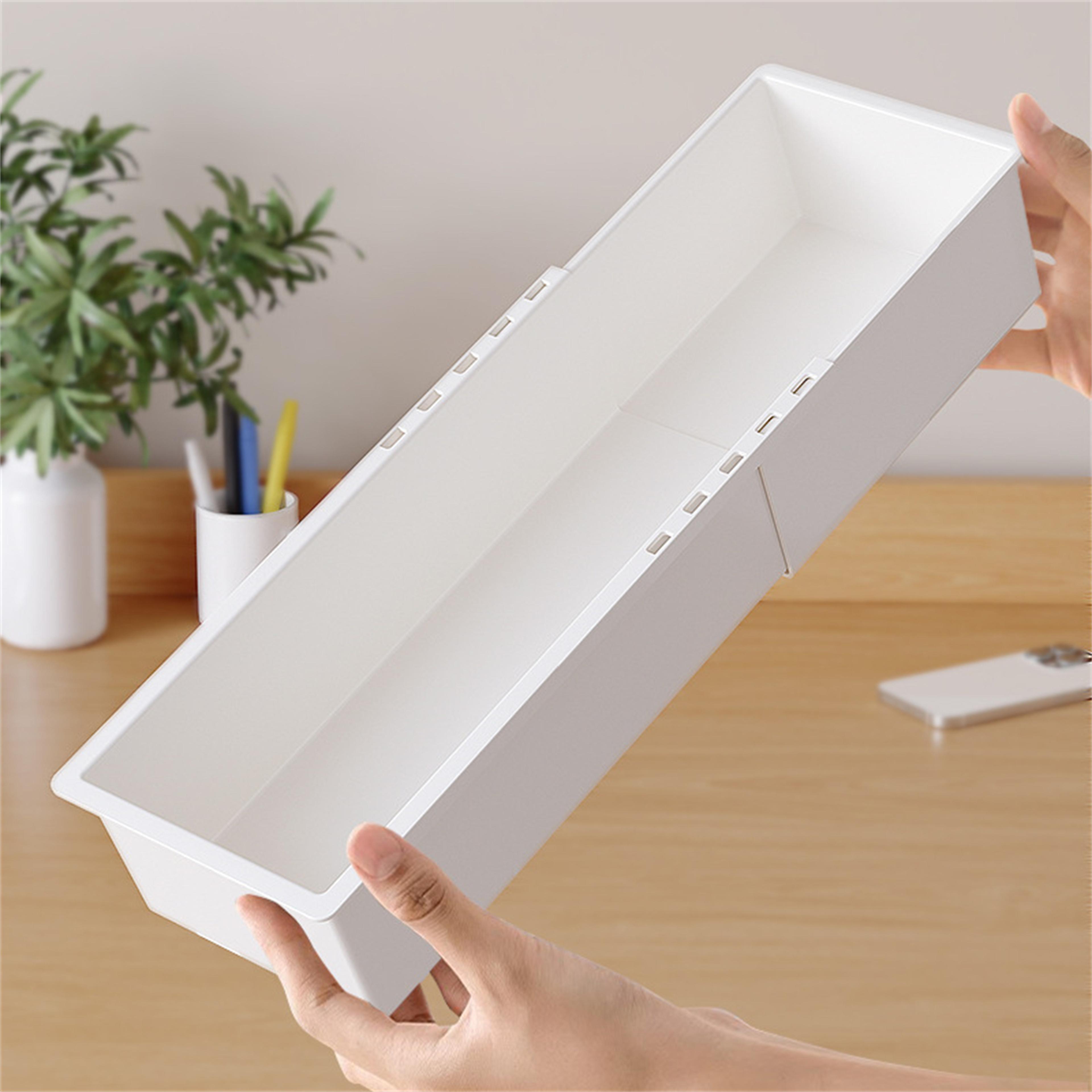 Adjustable Extendable Drawer Organizer For Makeup Desk Dresser Storage 5