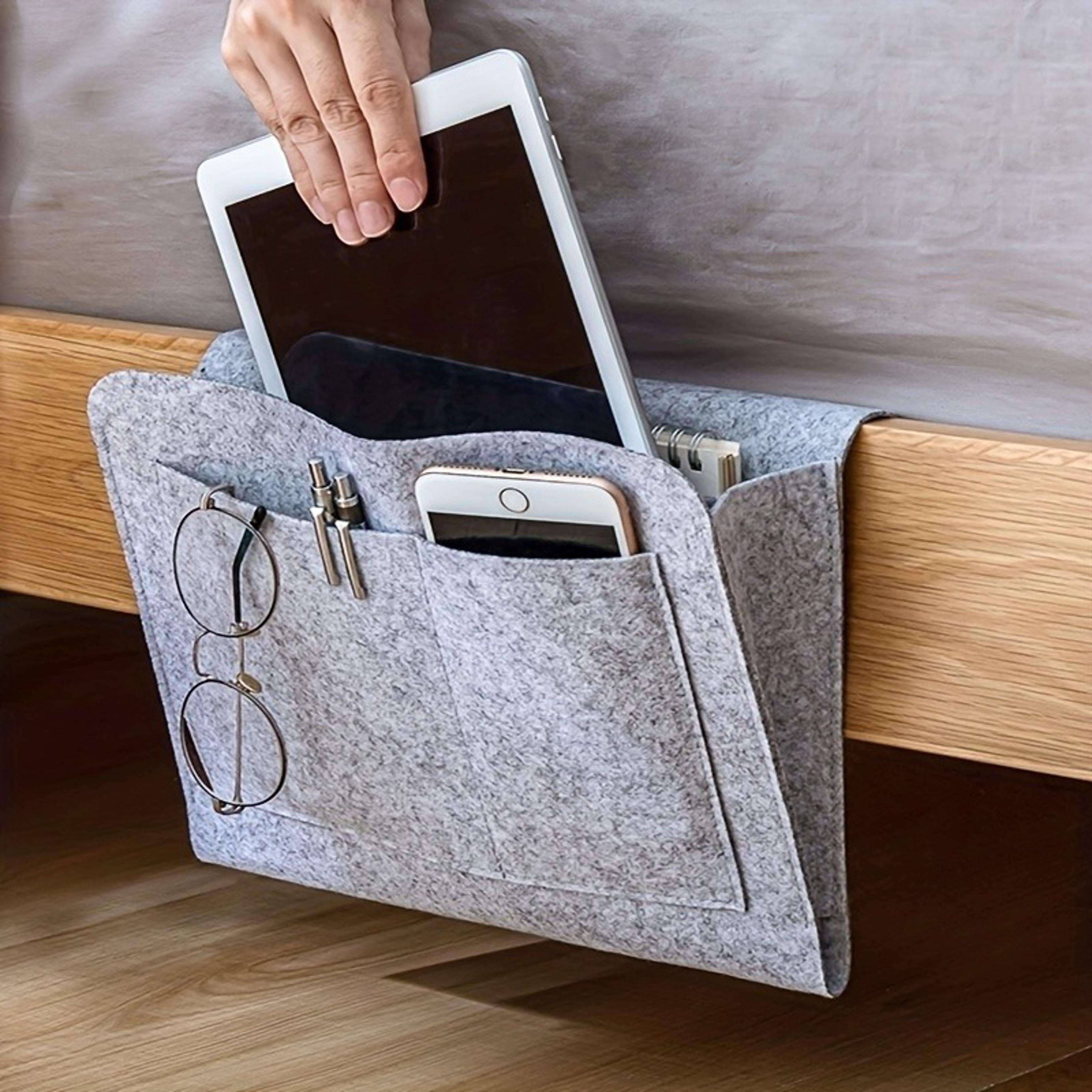Felt Bedside Caddy Hanging Storage Bag Bed Storage Organizer For Phone Books And Remotes 3