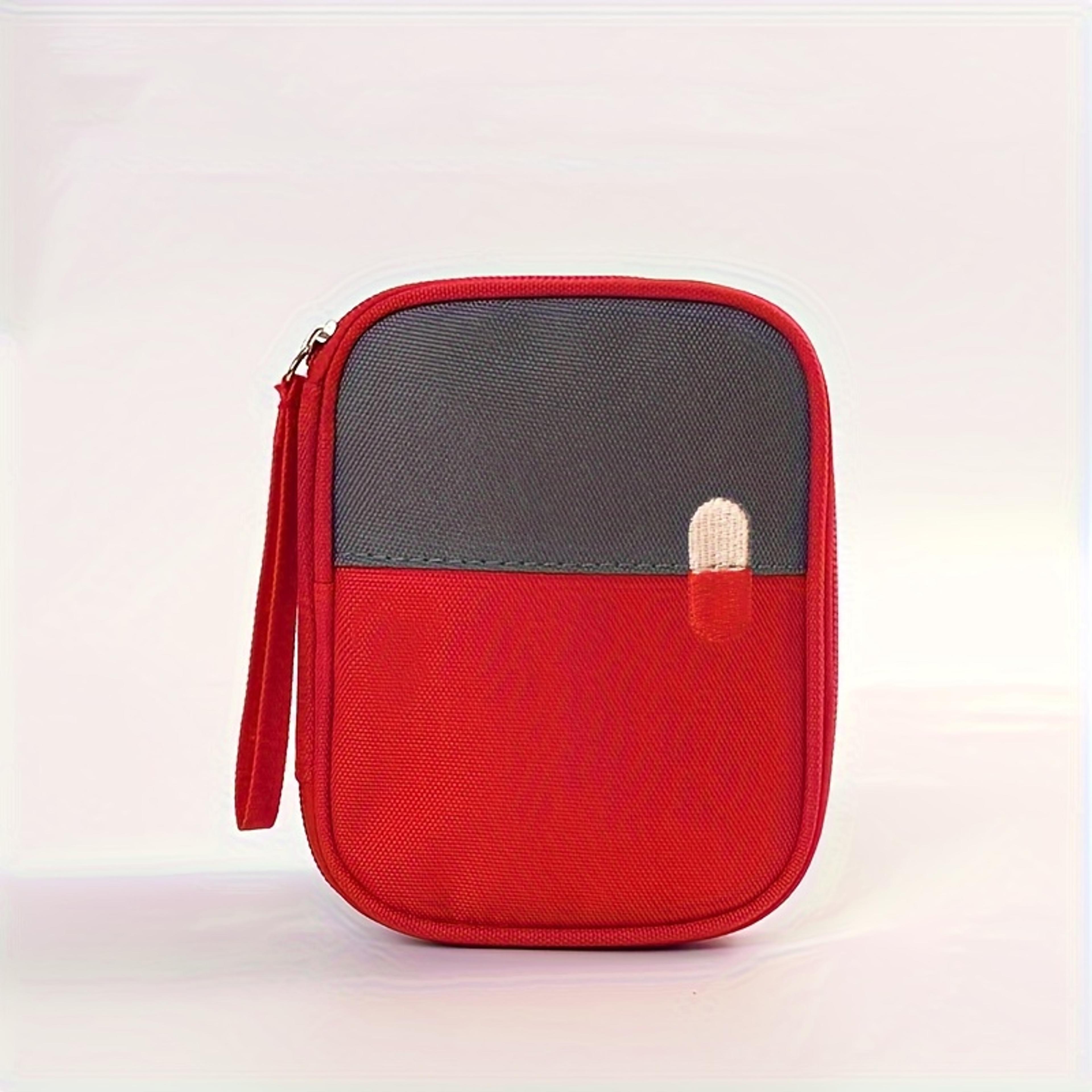 Mini Medicine Organizer Travel Medicine Bag Portable First Aid Pouch 7