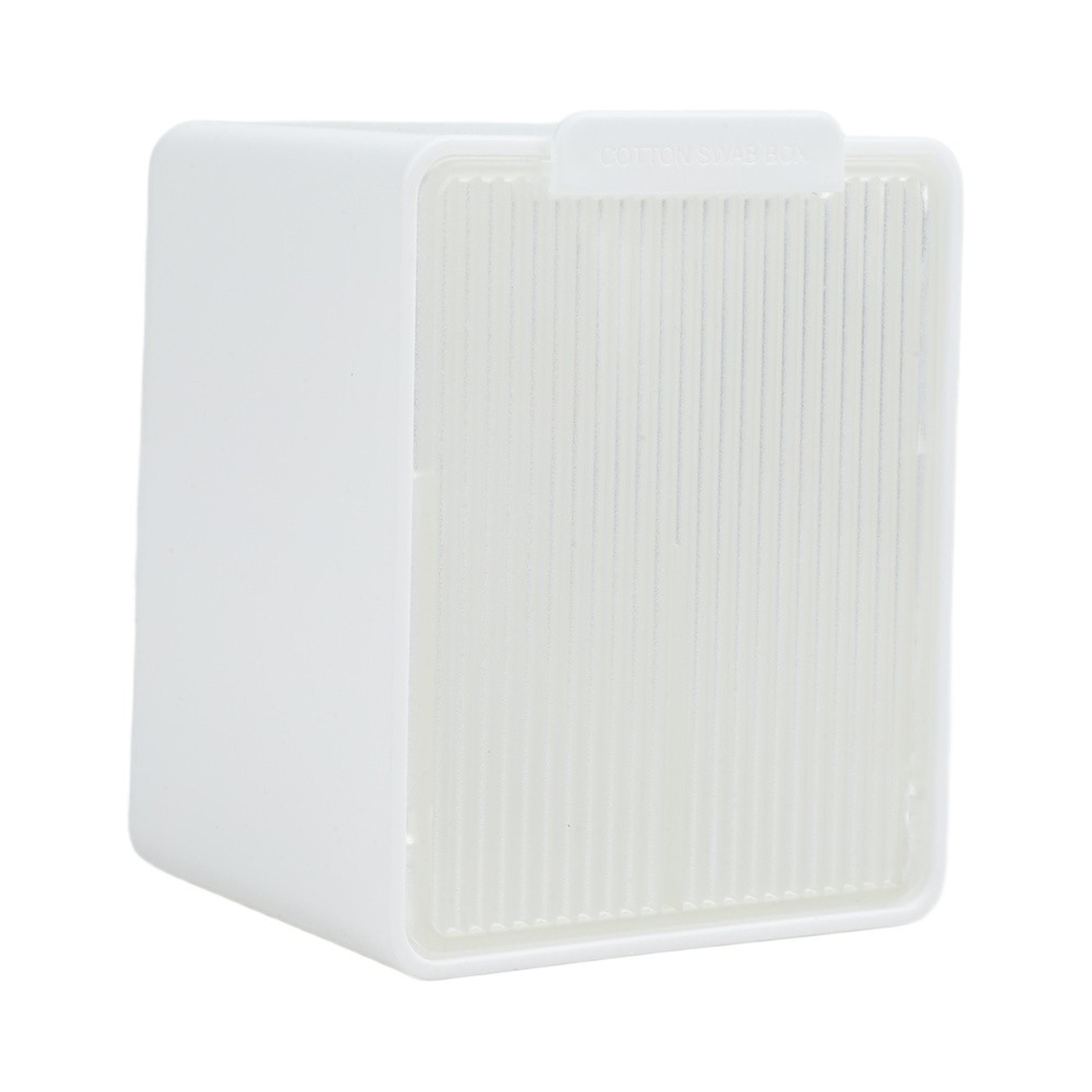 Wall Mounted Cotton Pad Holder No Drill Bathroom Makeup Storage Organizer 4