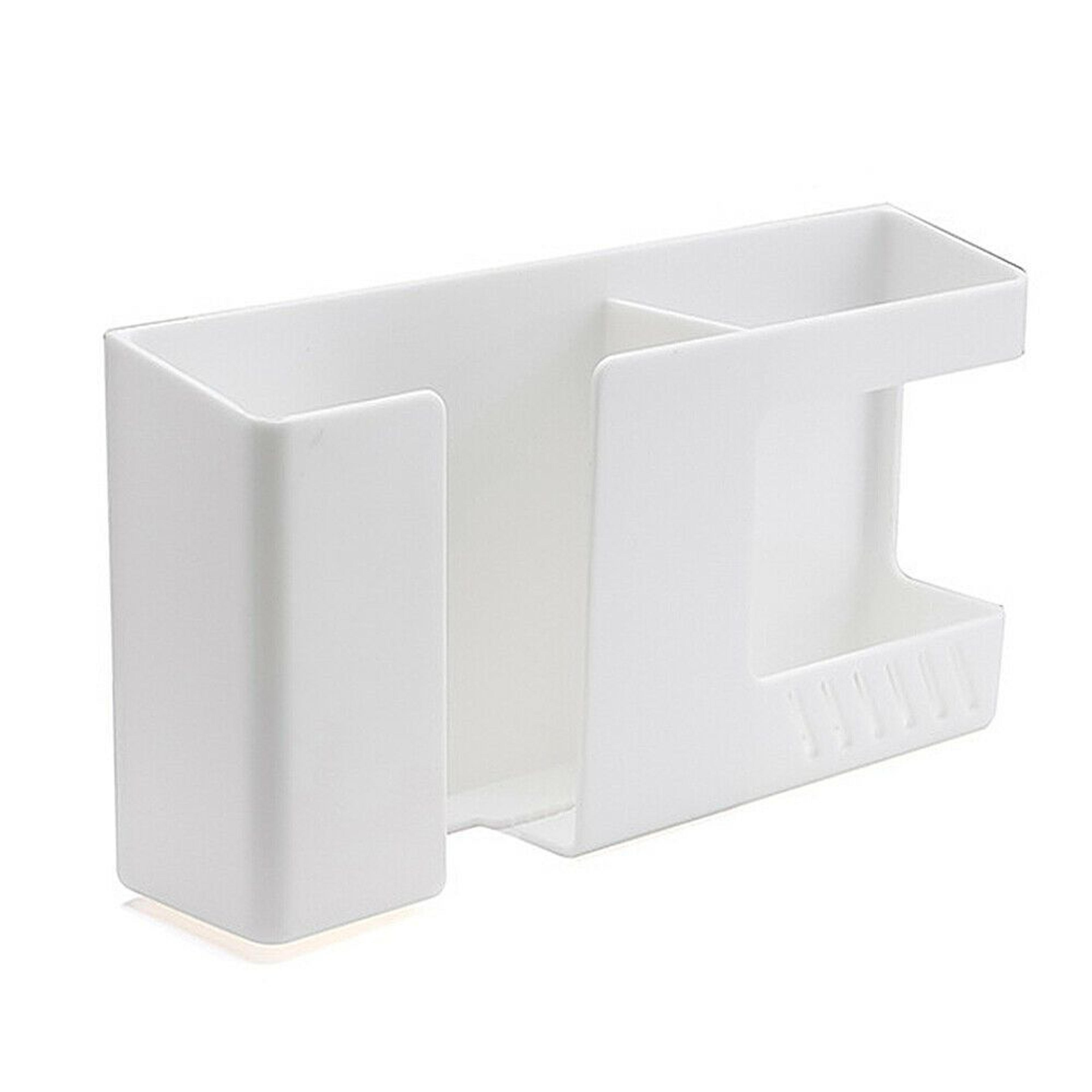Wall Mounted Storage Box Remote Control Holder Mobile Phone Charging Stand Organizer 3