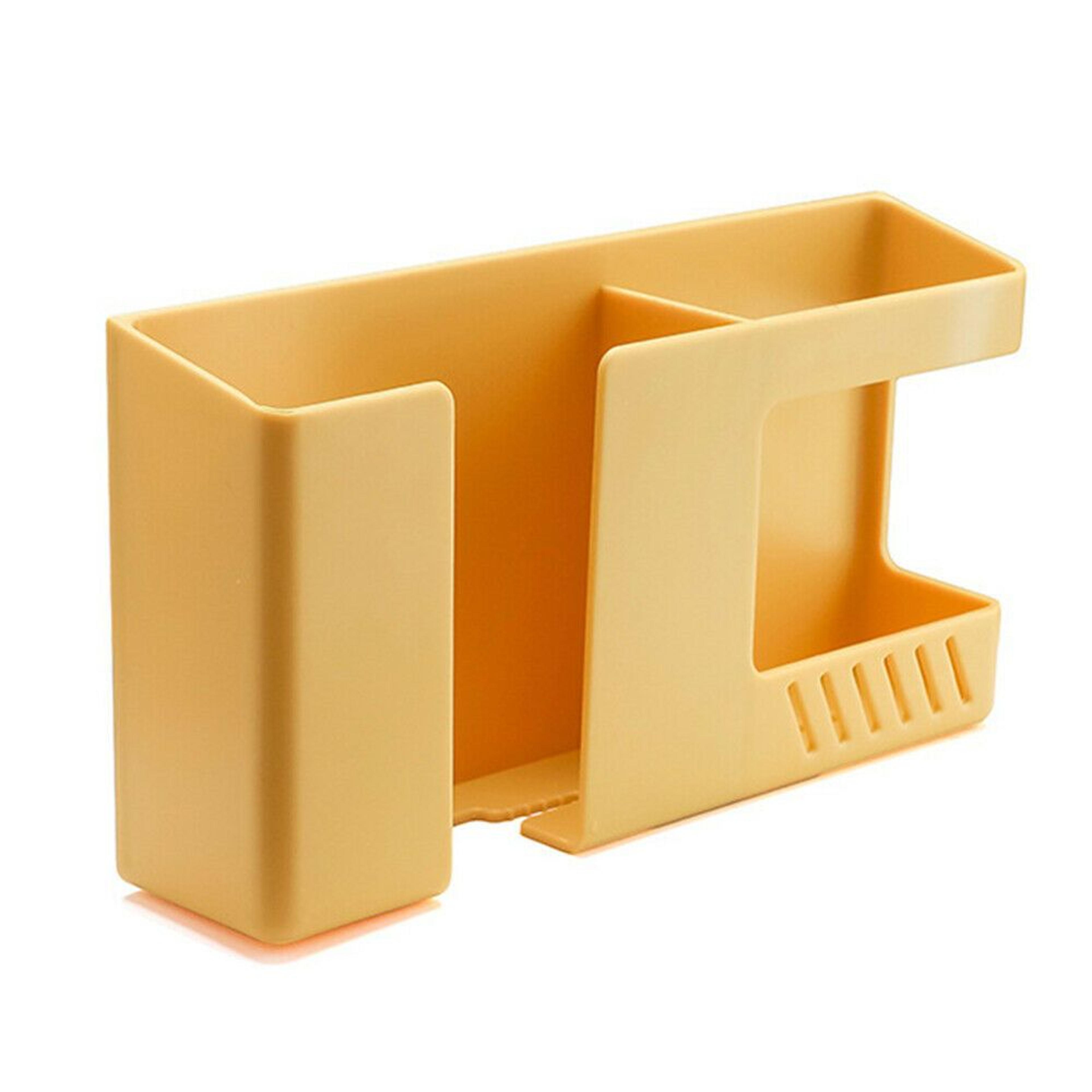 Wall Mounted Storage Box Remote Control Holder Mobile Phone Charging Stand Organizer 7