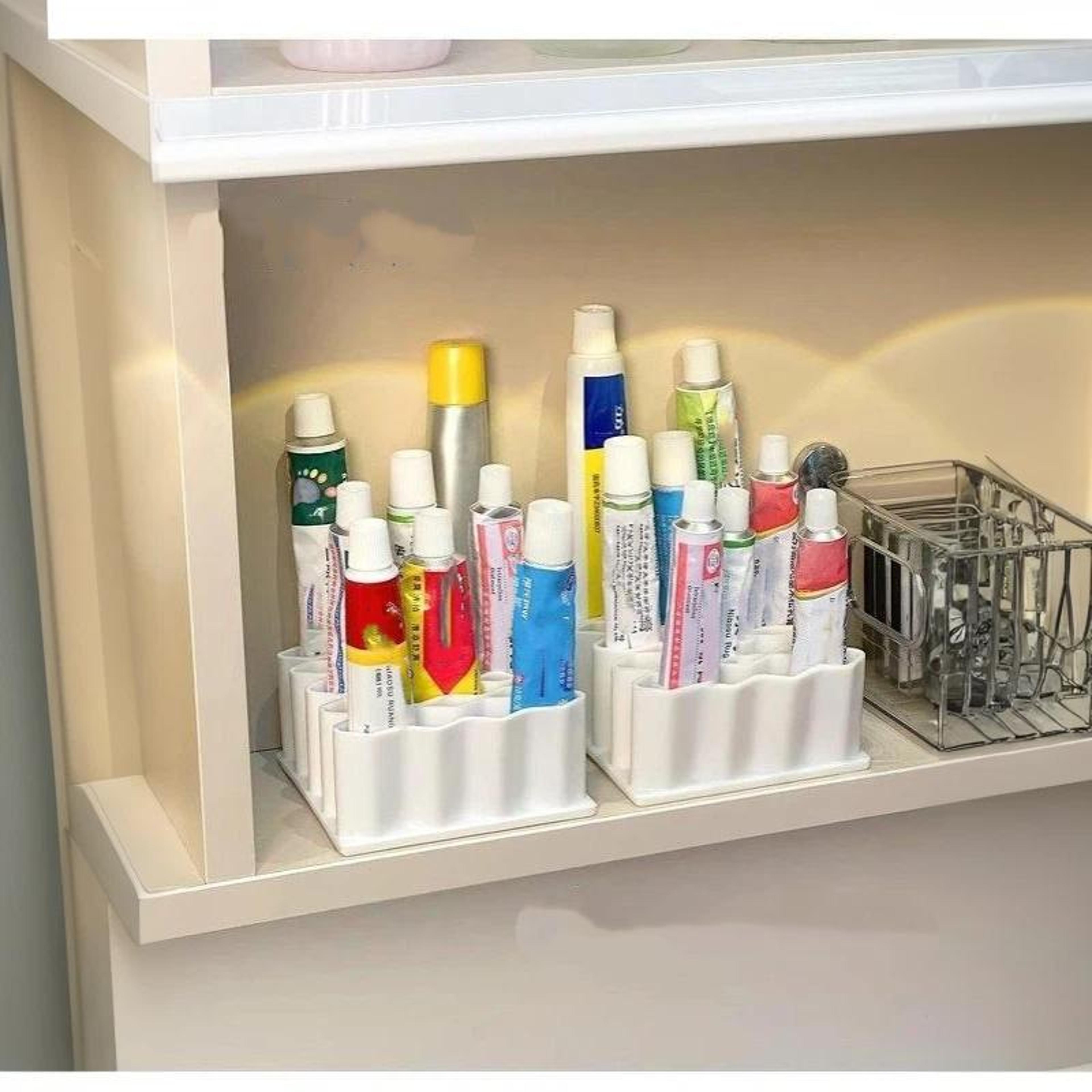 12 Slot Silicone Organizer Ointment Holder Cosmetic Storage Organizer For Tubes And Samples 5