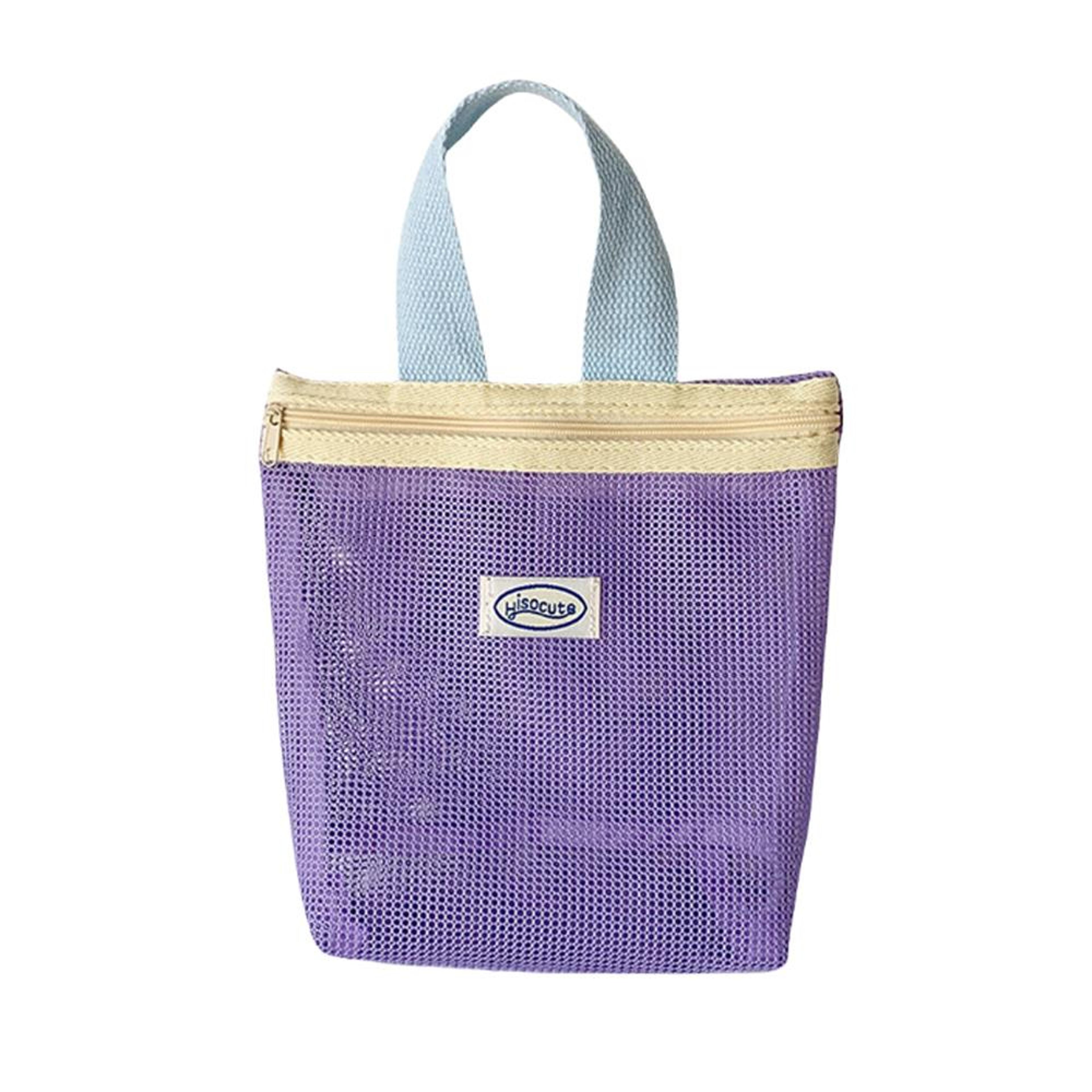 Solid Color Tote Bag Portable Travel Makeup Pouch And Everyday Organizer 0