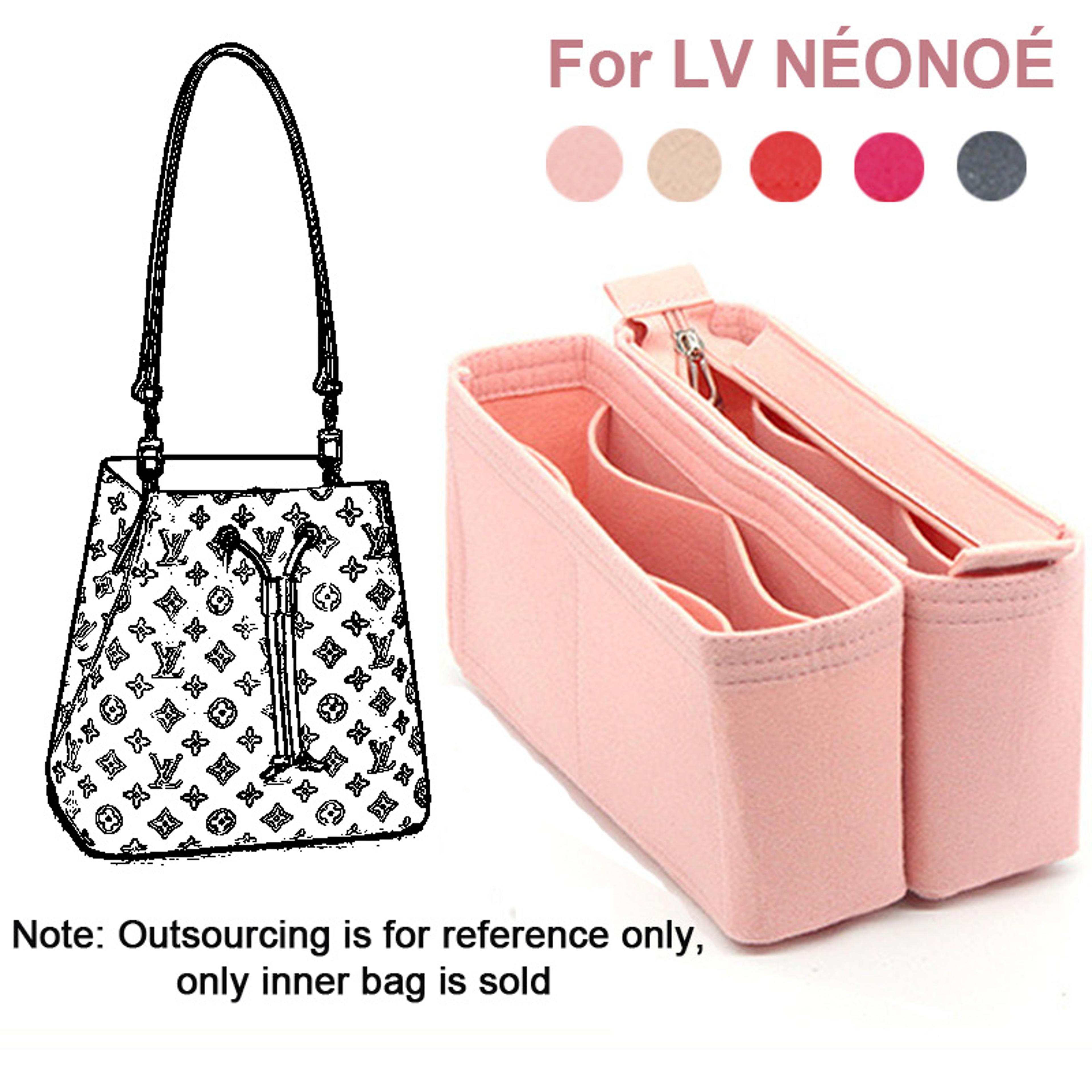 Neo Noe Felt Purse Organizer Insert Multi Pocket Handbag Liner 1