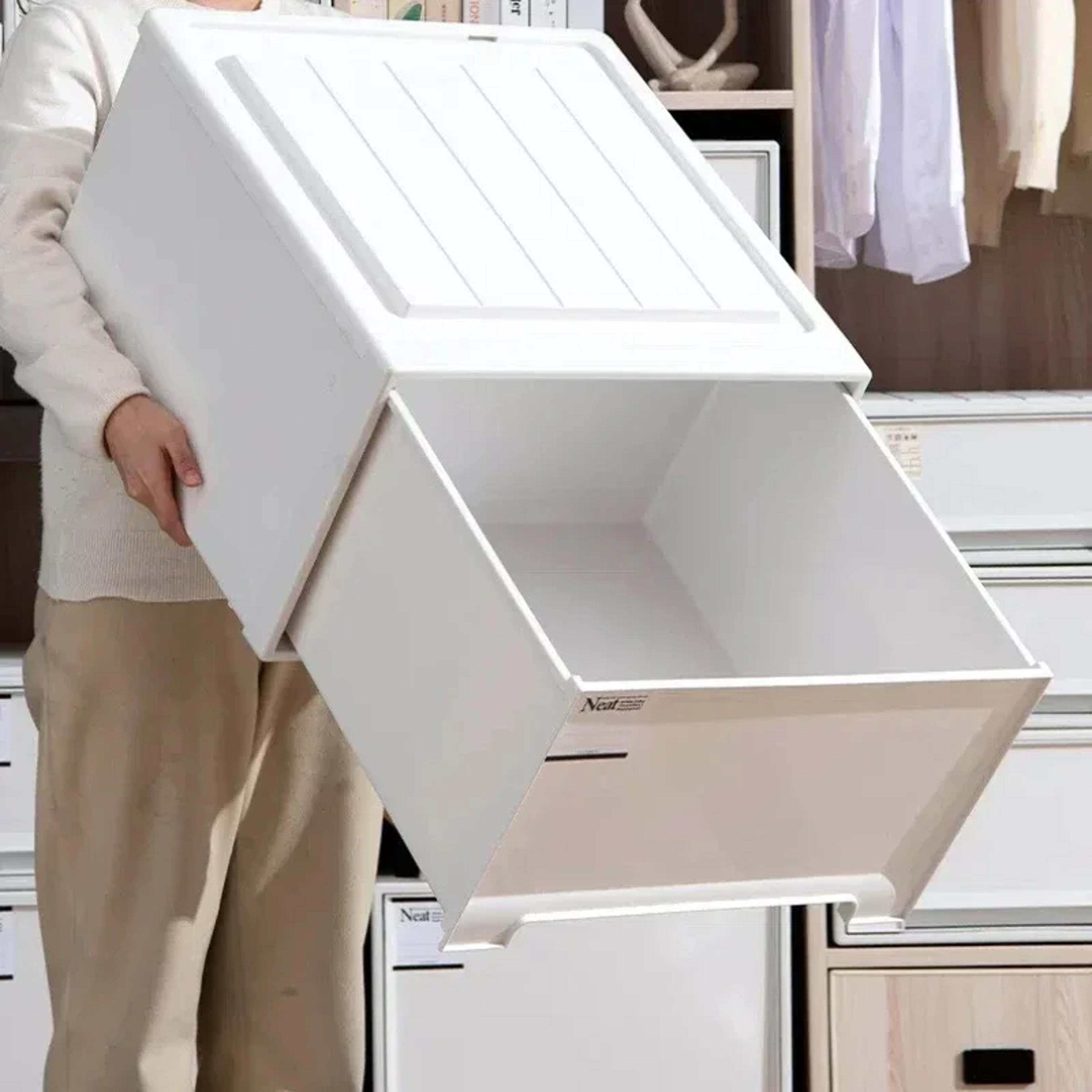 Stackable Drawer Storage Box Space Saving Closet And Wardrobe Organizer 2