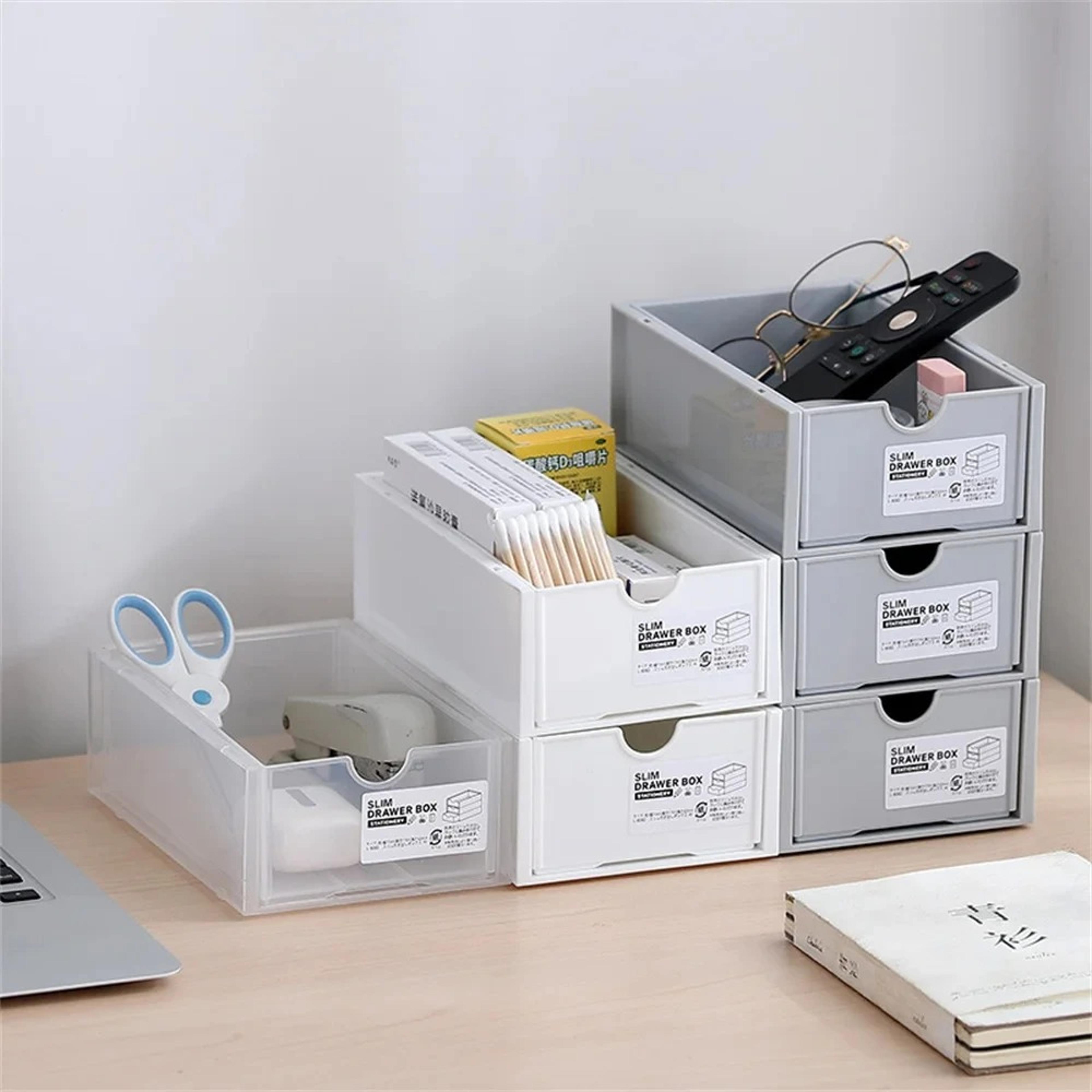 Stackable Desktop Drawer Organizer For Office Supplies Cosmetics  Small Essentials 1