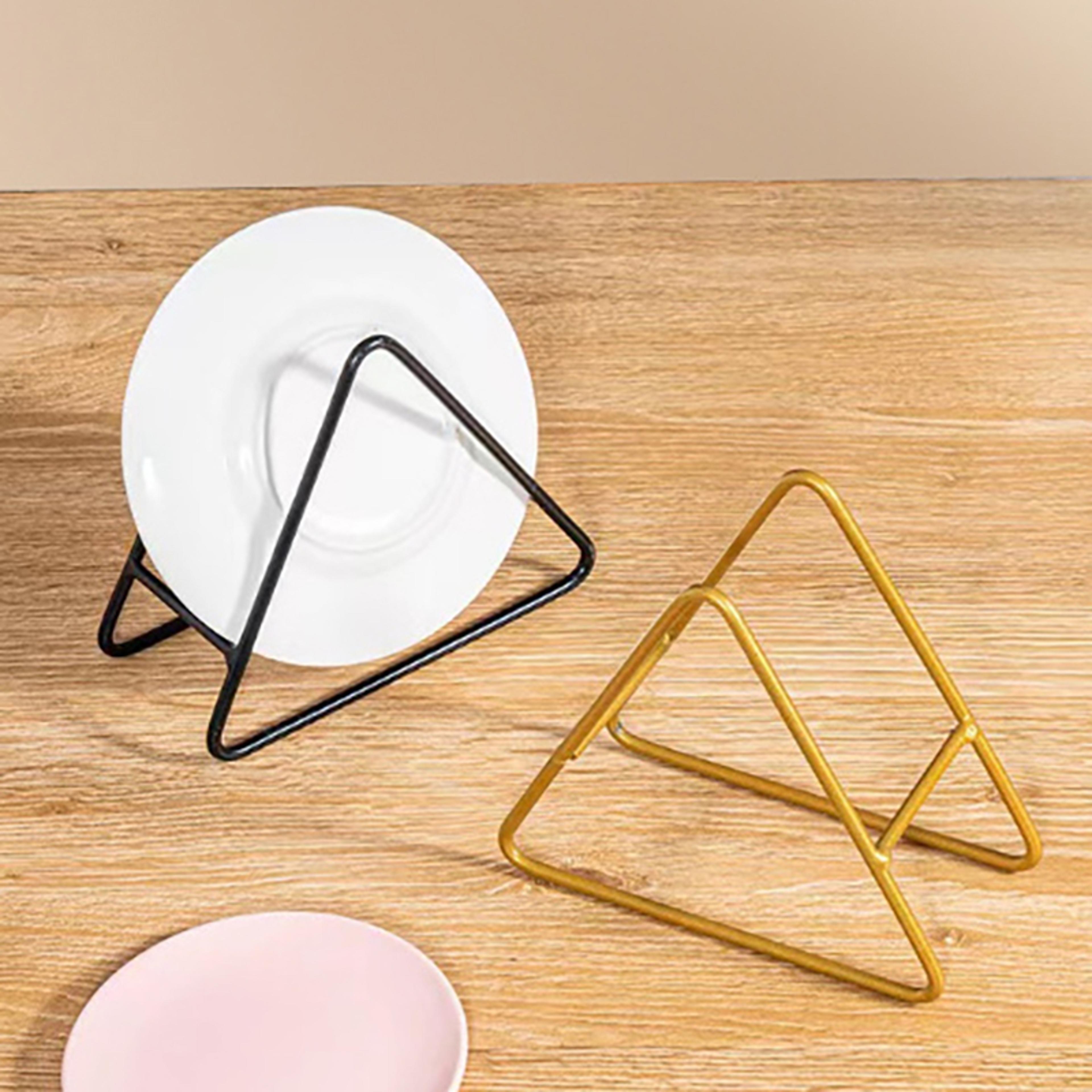Space Saving Iron Coaster Holder Rack For Round And Square Coasters 1