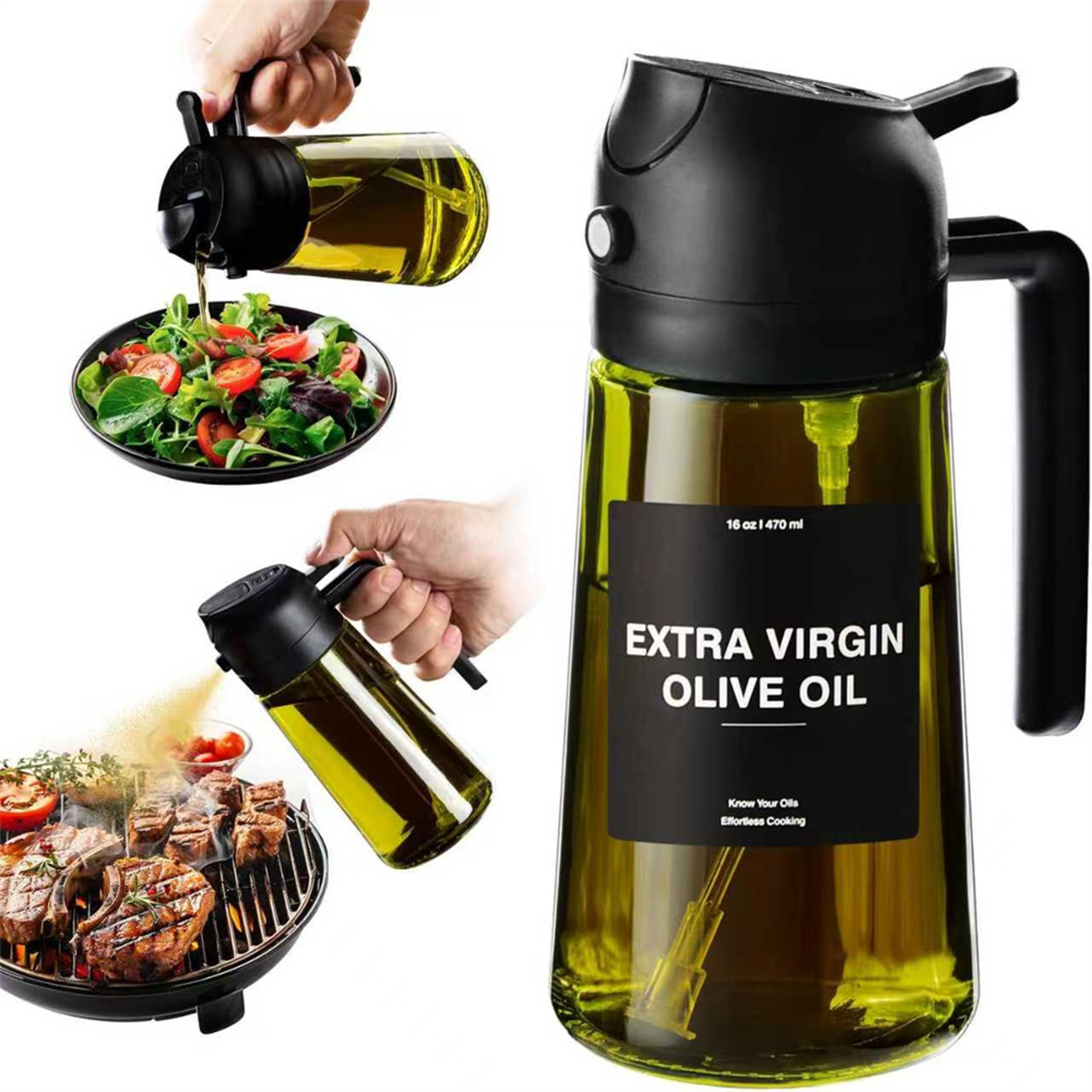 Oil Sprayer For Cooking And Olive Oil Dispenser Glass Bottle 7