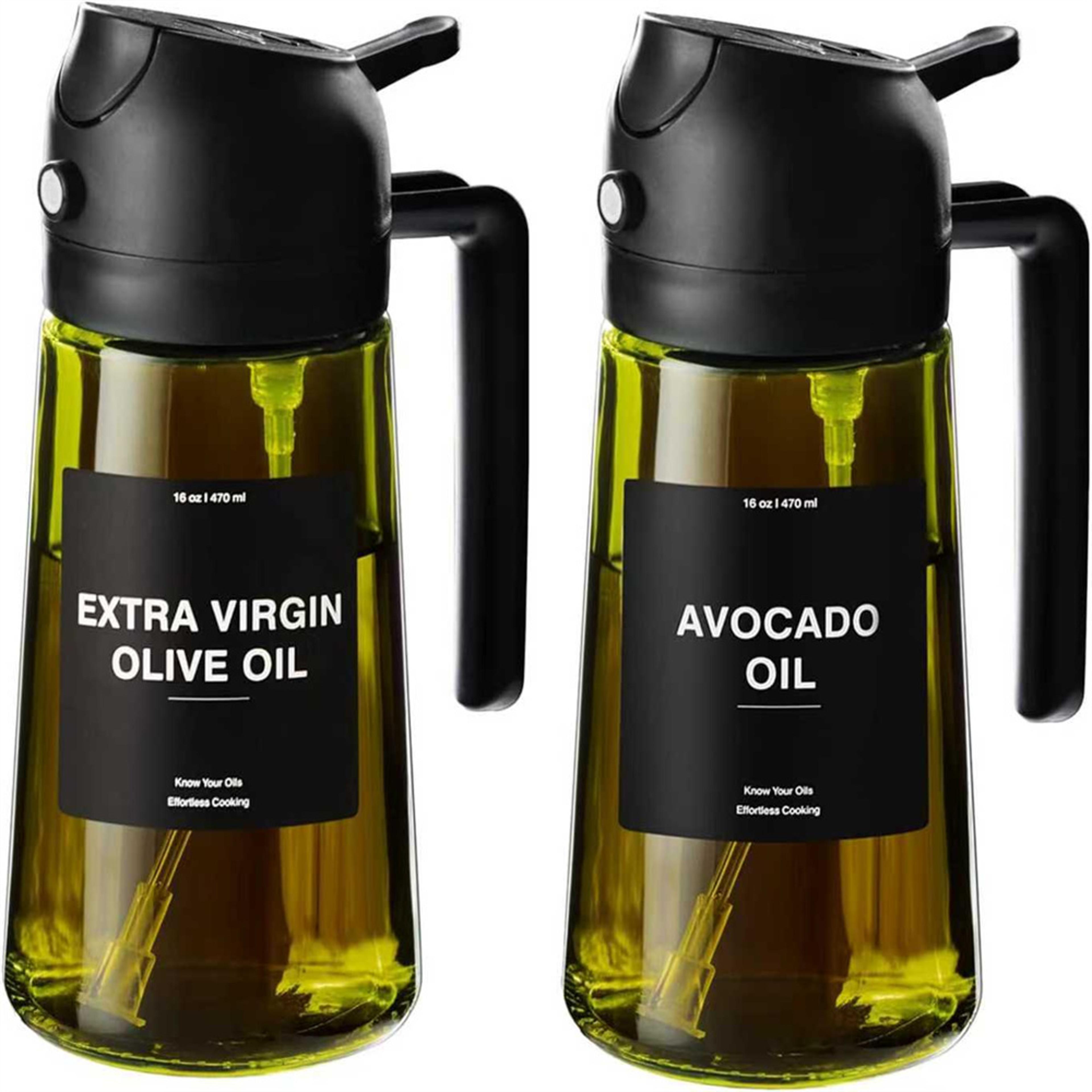 Oil Sprayer For Cooking And Olive Oil Dispenser Glass Bottle 6