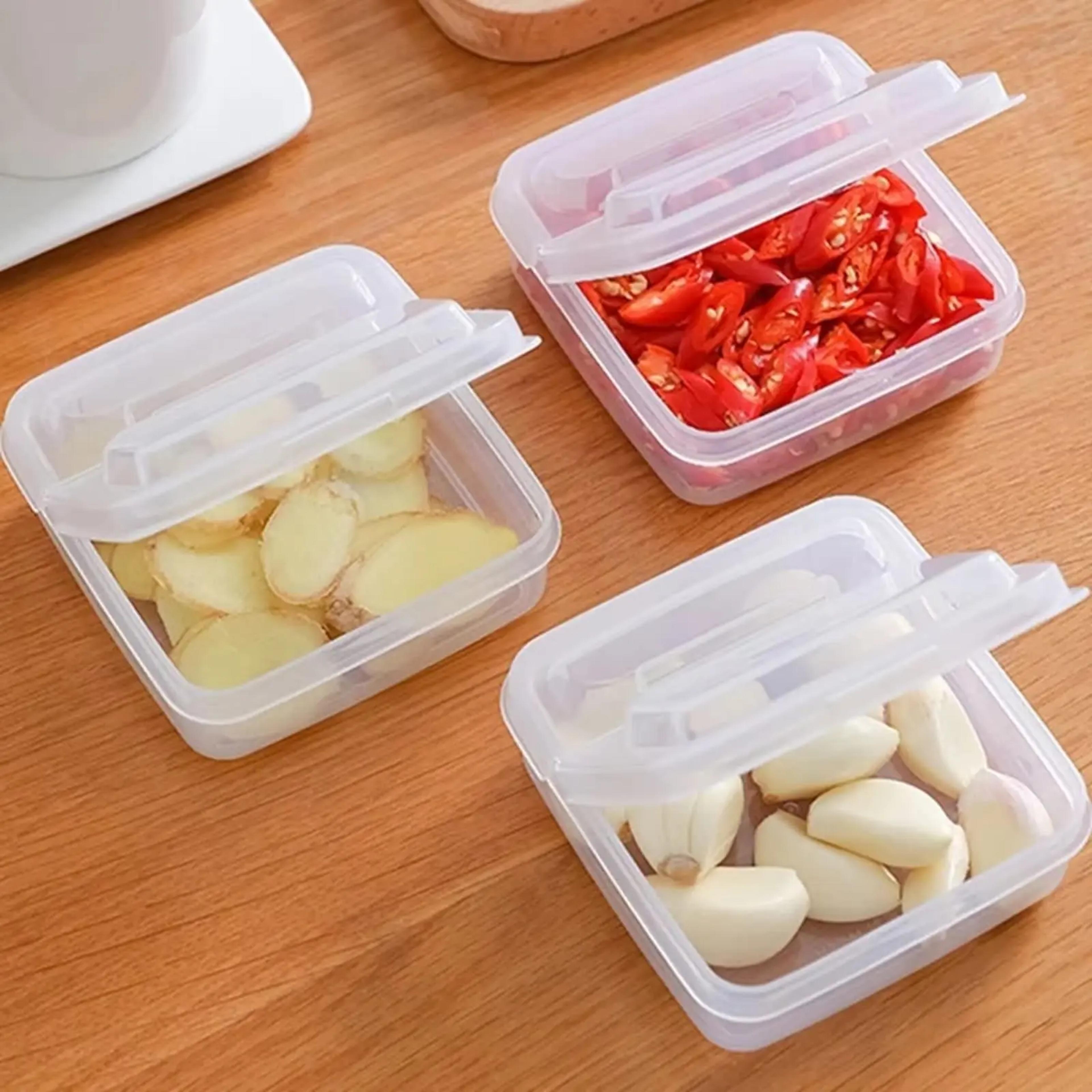 Clear Cheese Storage Container With Flip Lid For Fridge And Butter 2