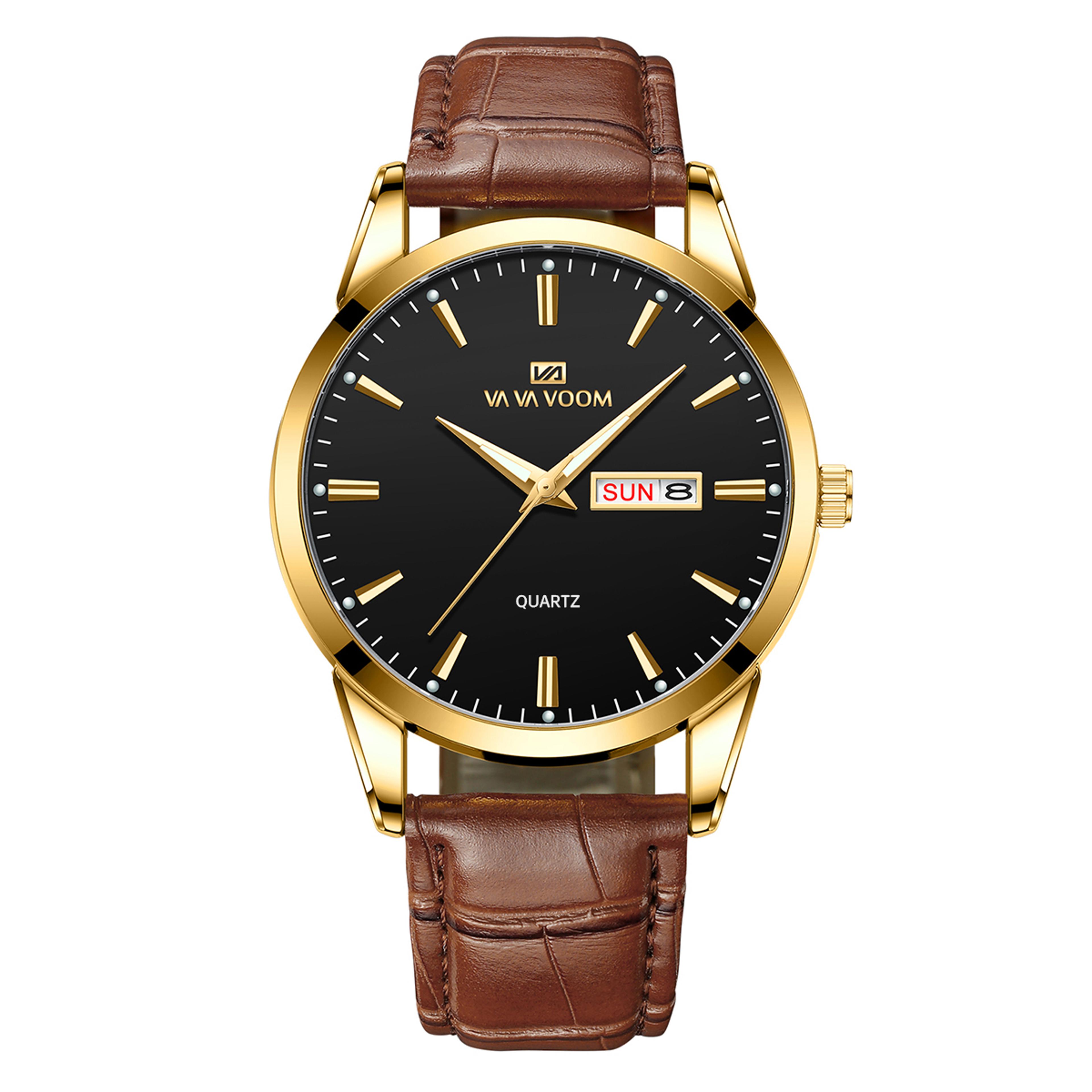 Classic Mens Quartz Watch With Stainless Steel Band And Water Resistance 7