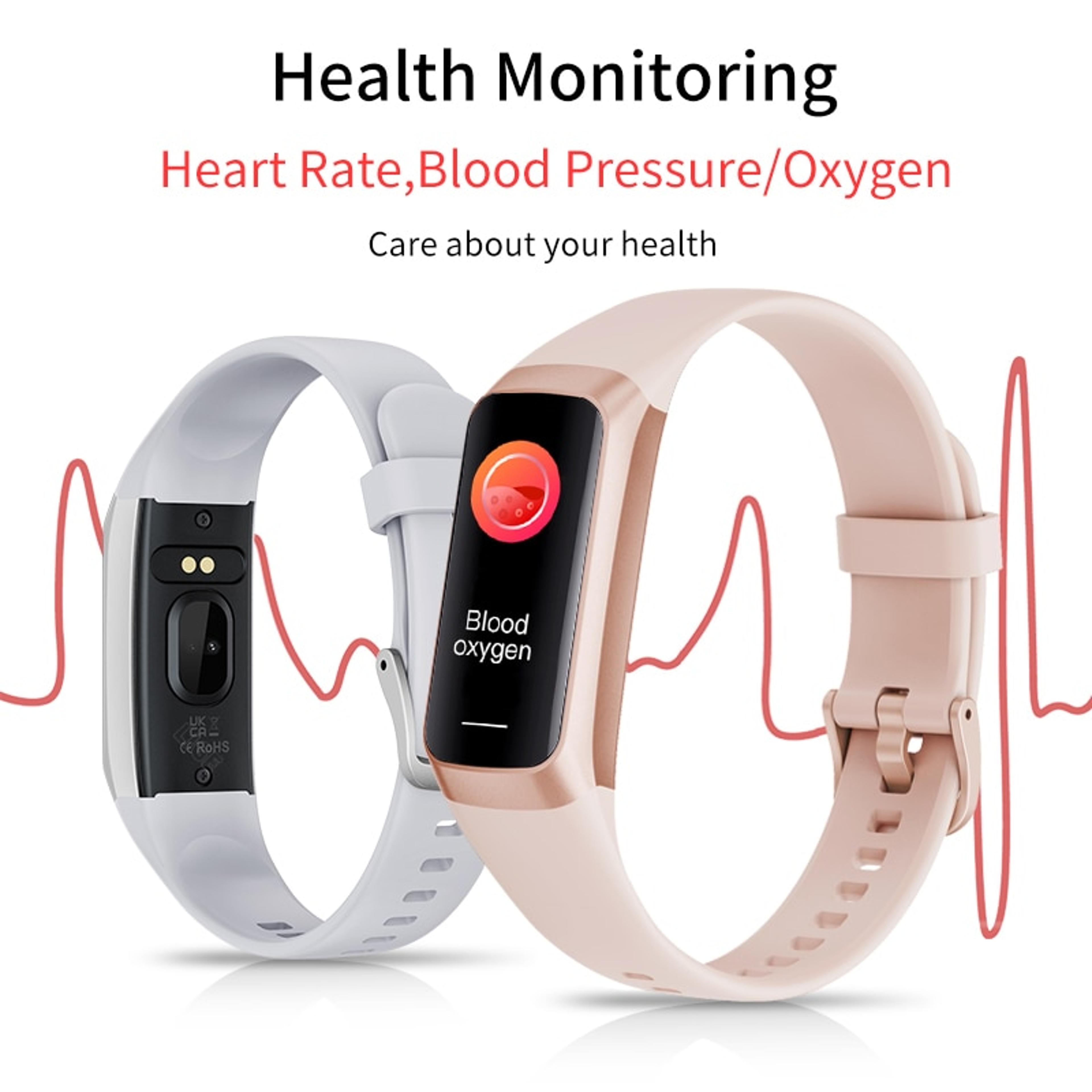 Smart Fitness Tracker Watch With Heart Rate SpO2 Monitoring And IP67 Water Resistance 1