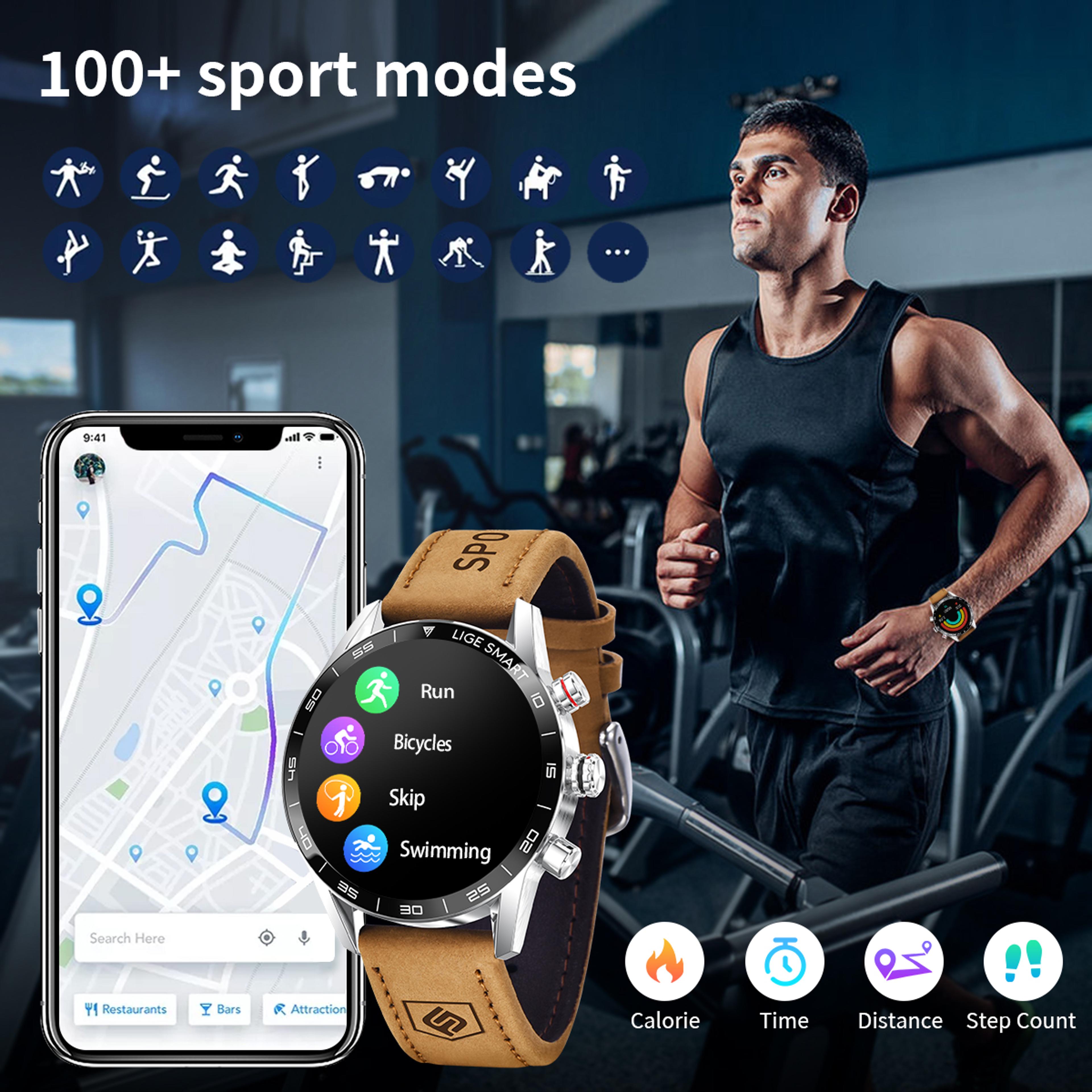 Rugged GPS Smart Watch For Men With Bluetooth Calling And Fitness Tracking 6