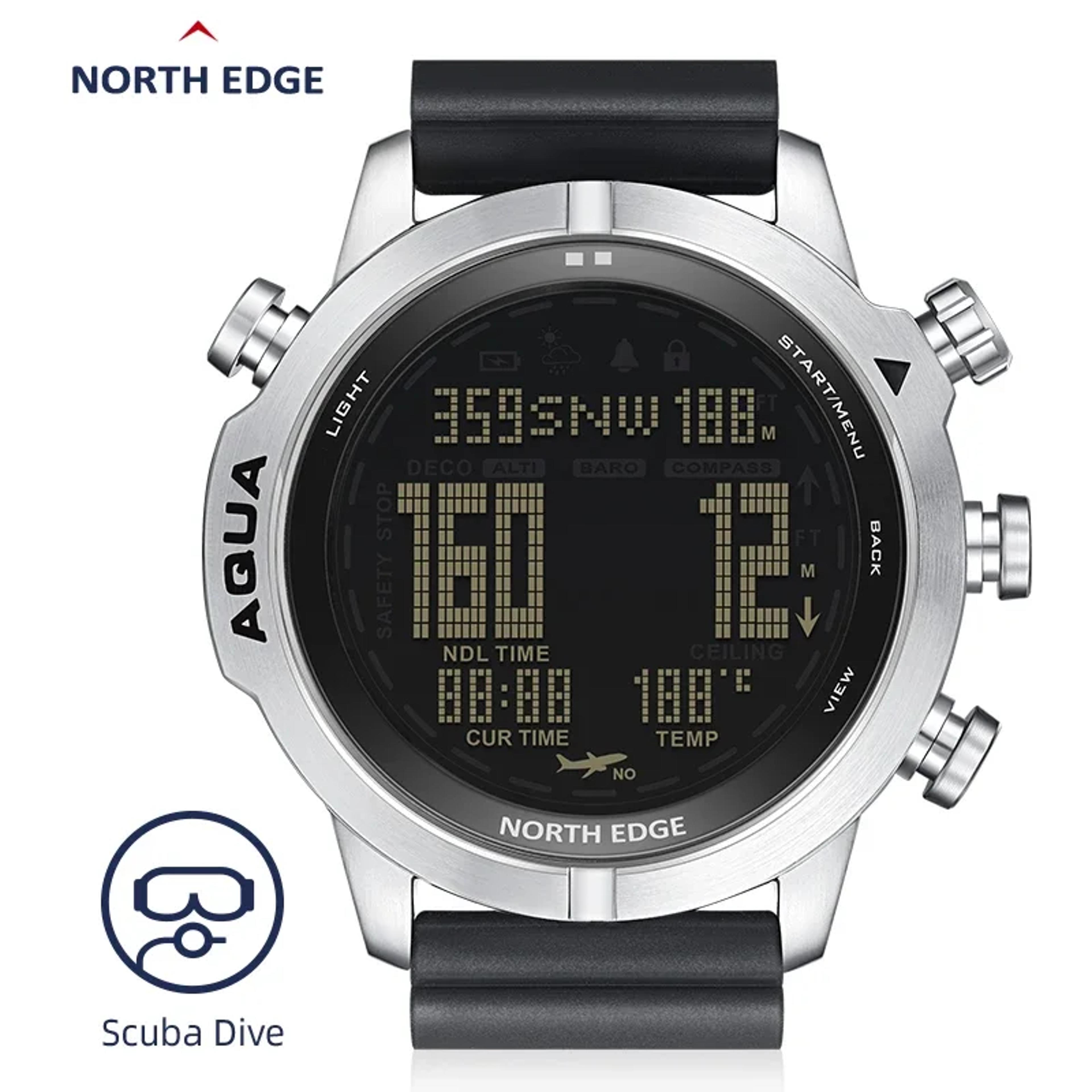 Dive Computer Watch With Compass Altimeter And Barometer 3