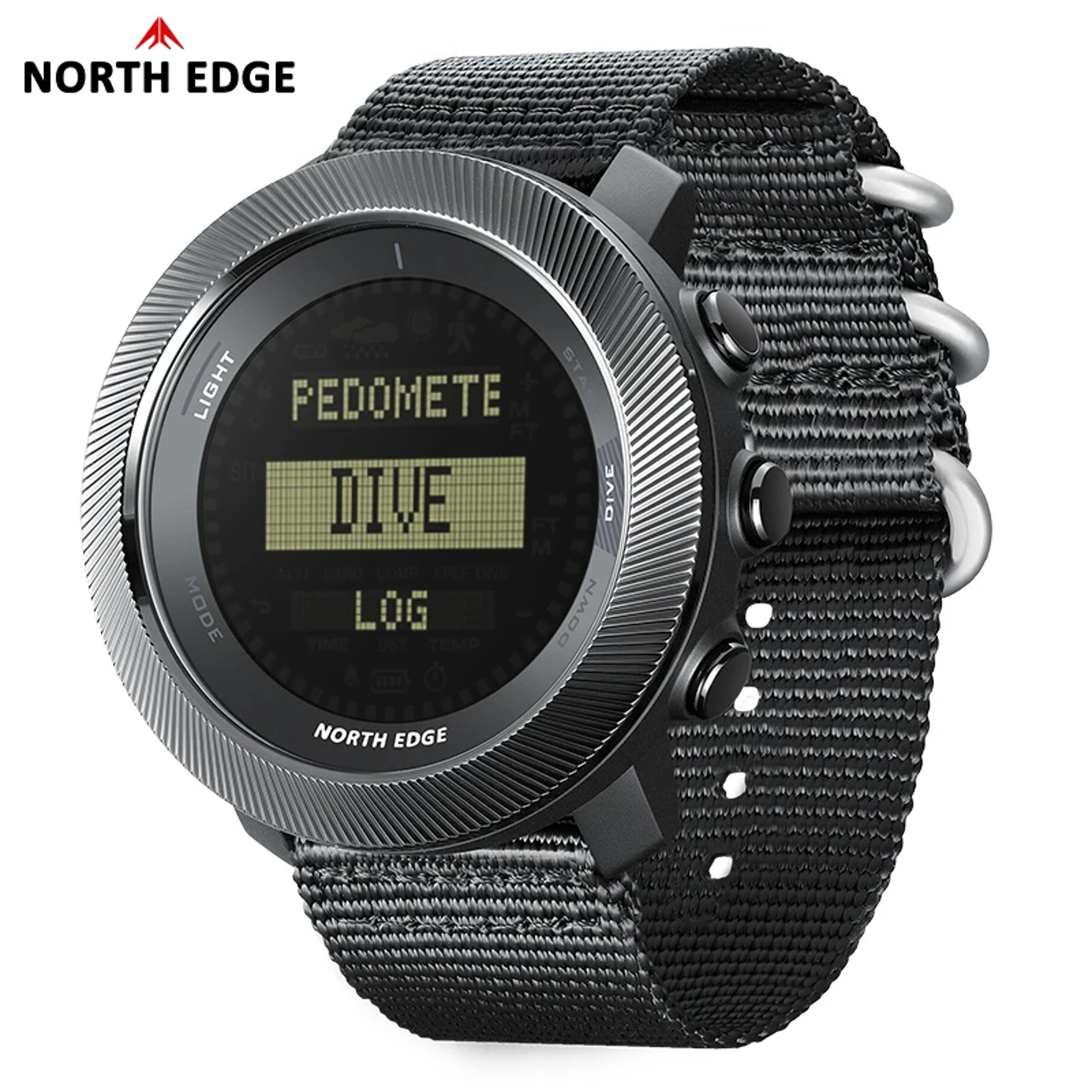 Mens Waterproof Diving Watch With Pedometer Depth And Pressure Monitoring 7