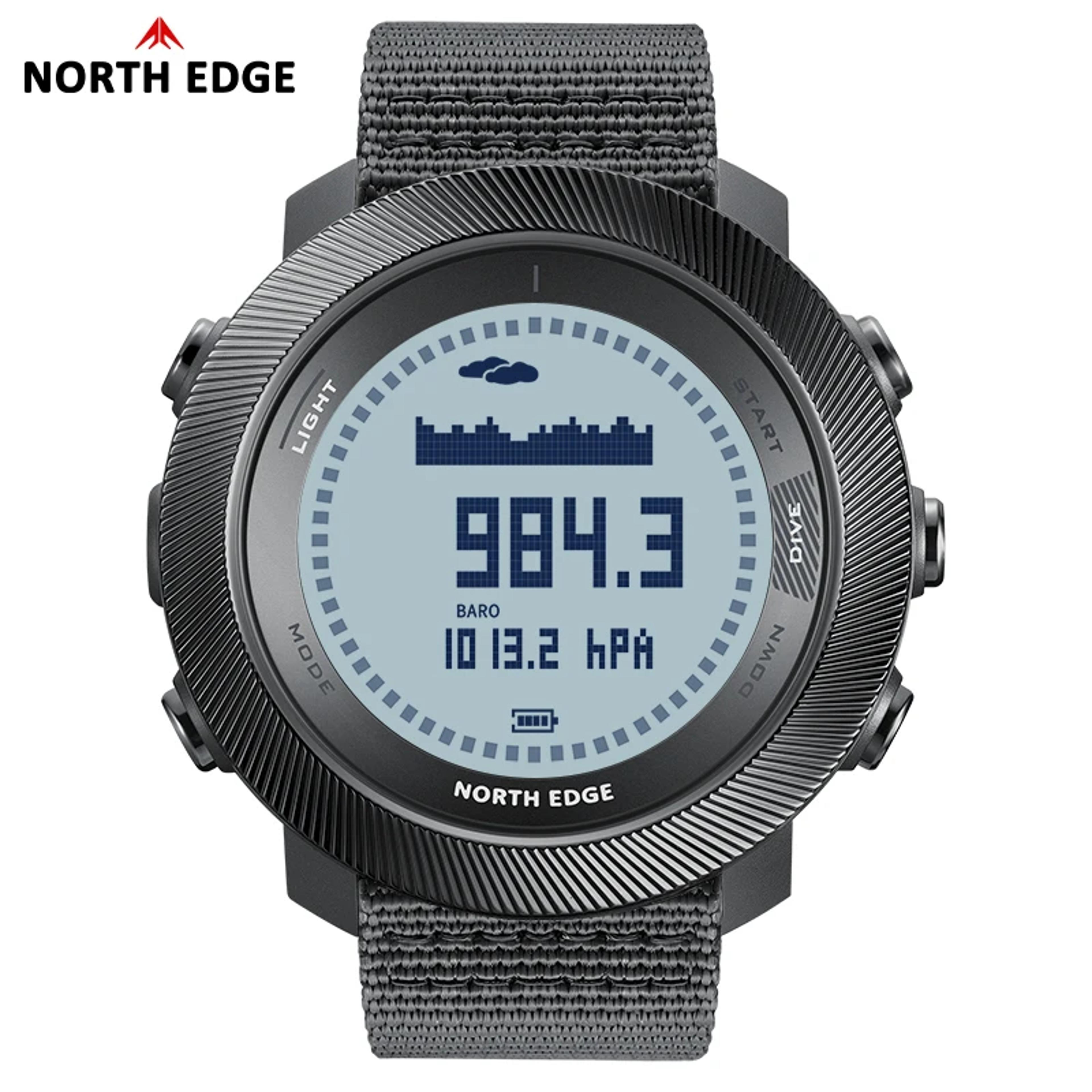 Mens Waterproof Diving Watch With Pedometer Depth And Pressure Monitoring 6