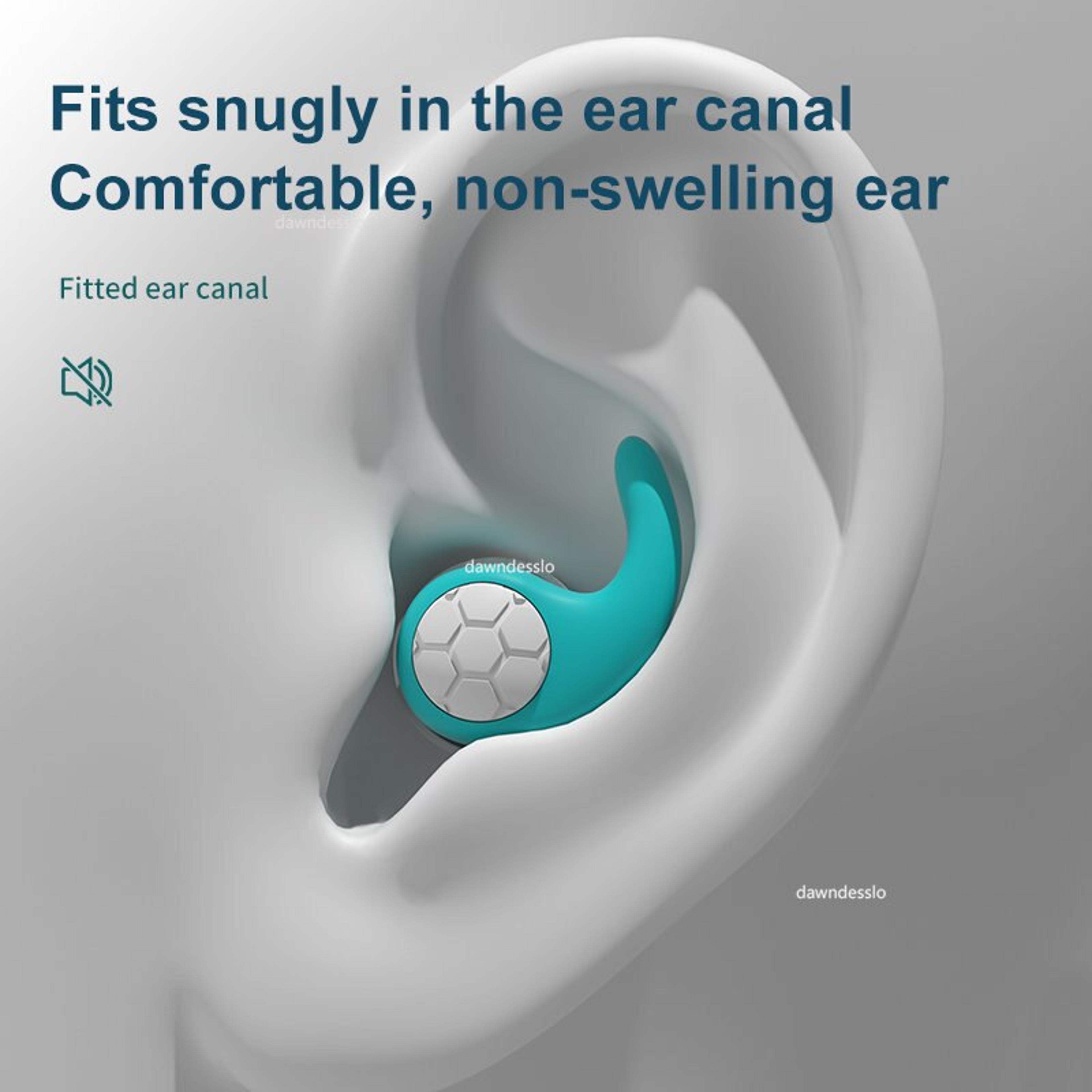 Silicone Noise Cancelling Earplugs For Sleep Swimming And Waterproof Noise Reduction 4
