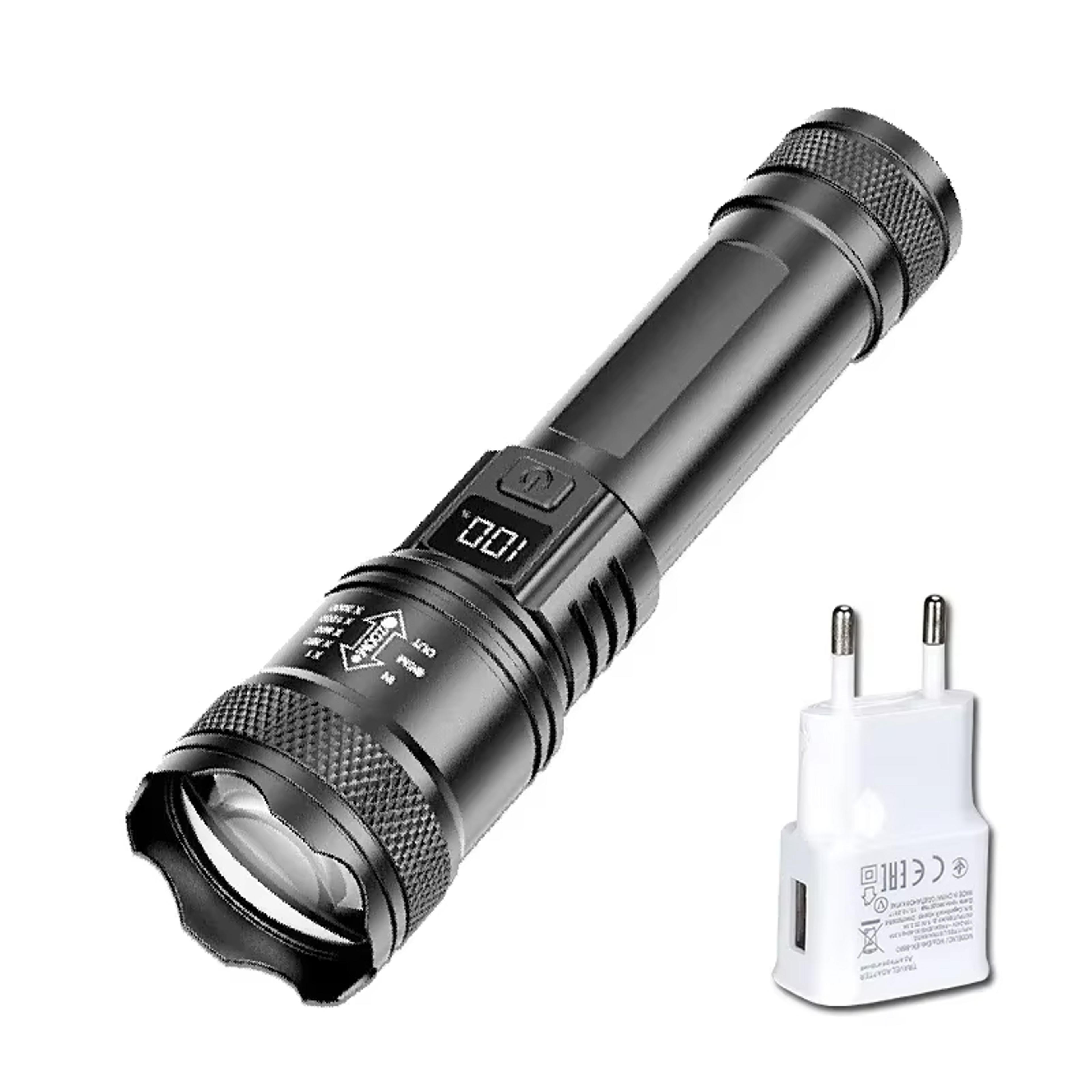 Mini Rechargeable LED Flashlight With COB XPE Light Zoomable Focus And Pen Clip 10