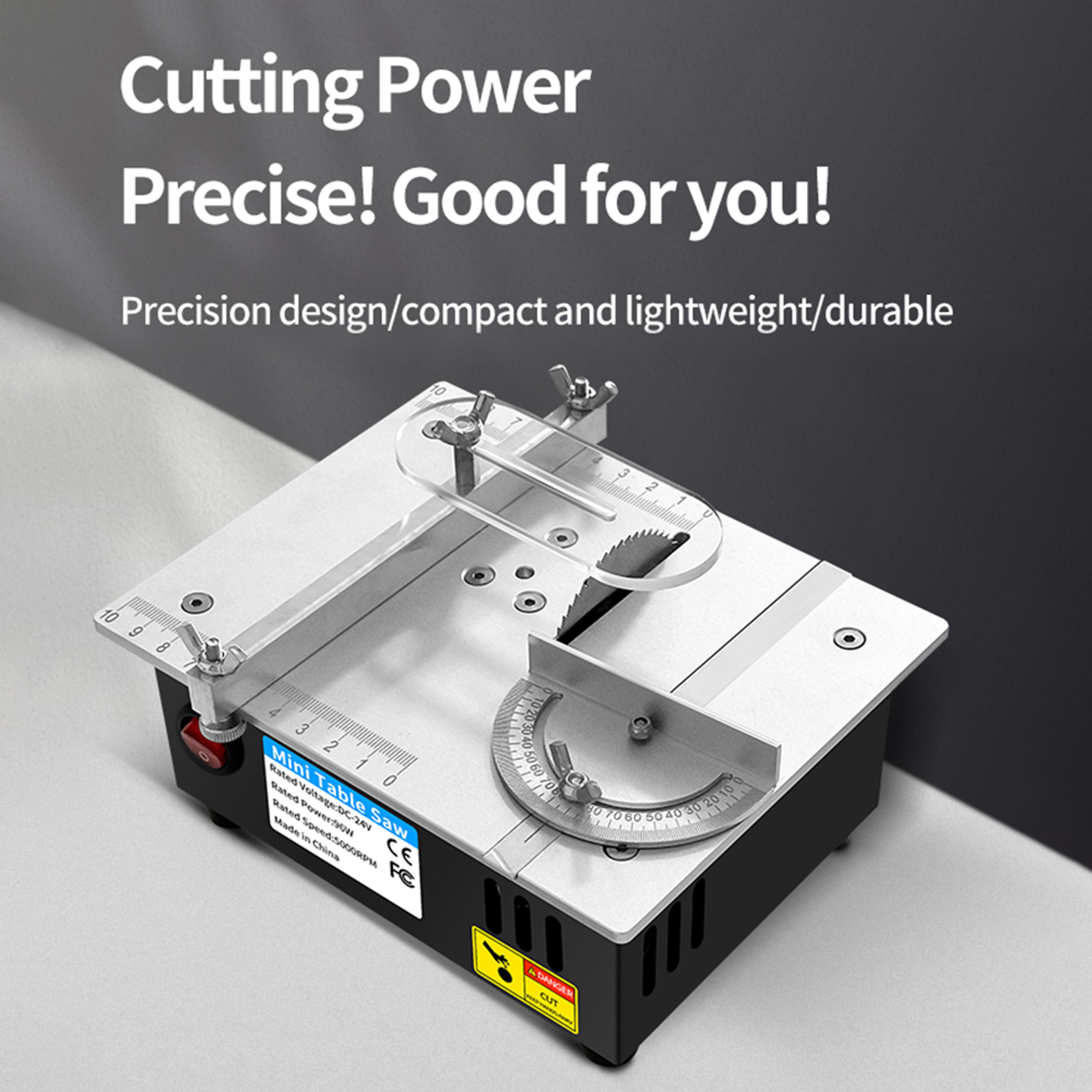Precision Mini Table Saw With 7 Speed Control For Wood Acrylic And DIY Cutting 1
