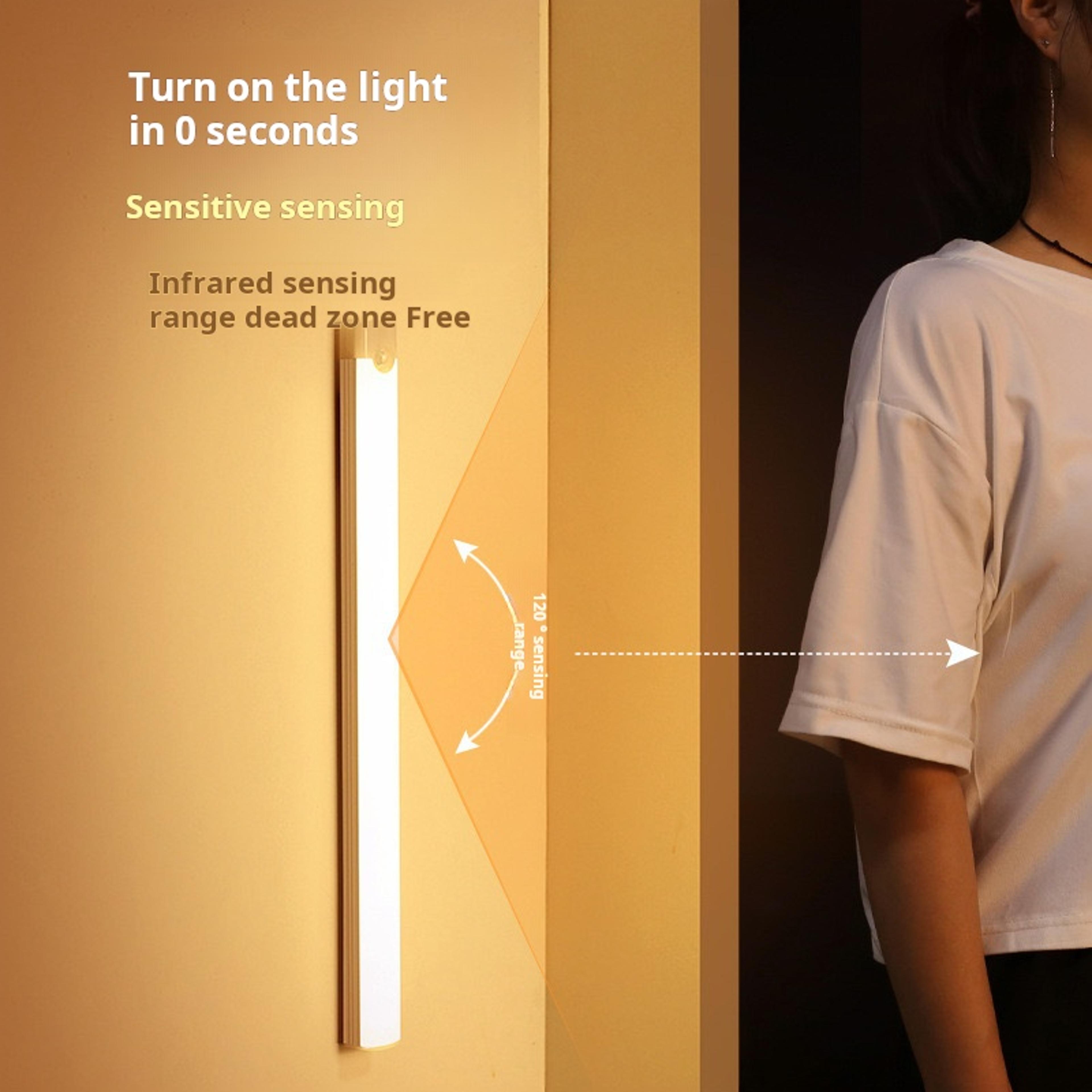 Wireless Rechargeable LED Motion Sensor Cabinet Light For Closet Kitchen And Stairs 2