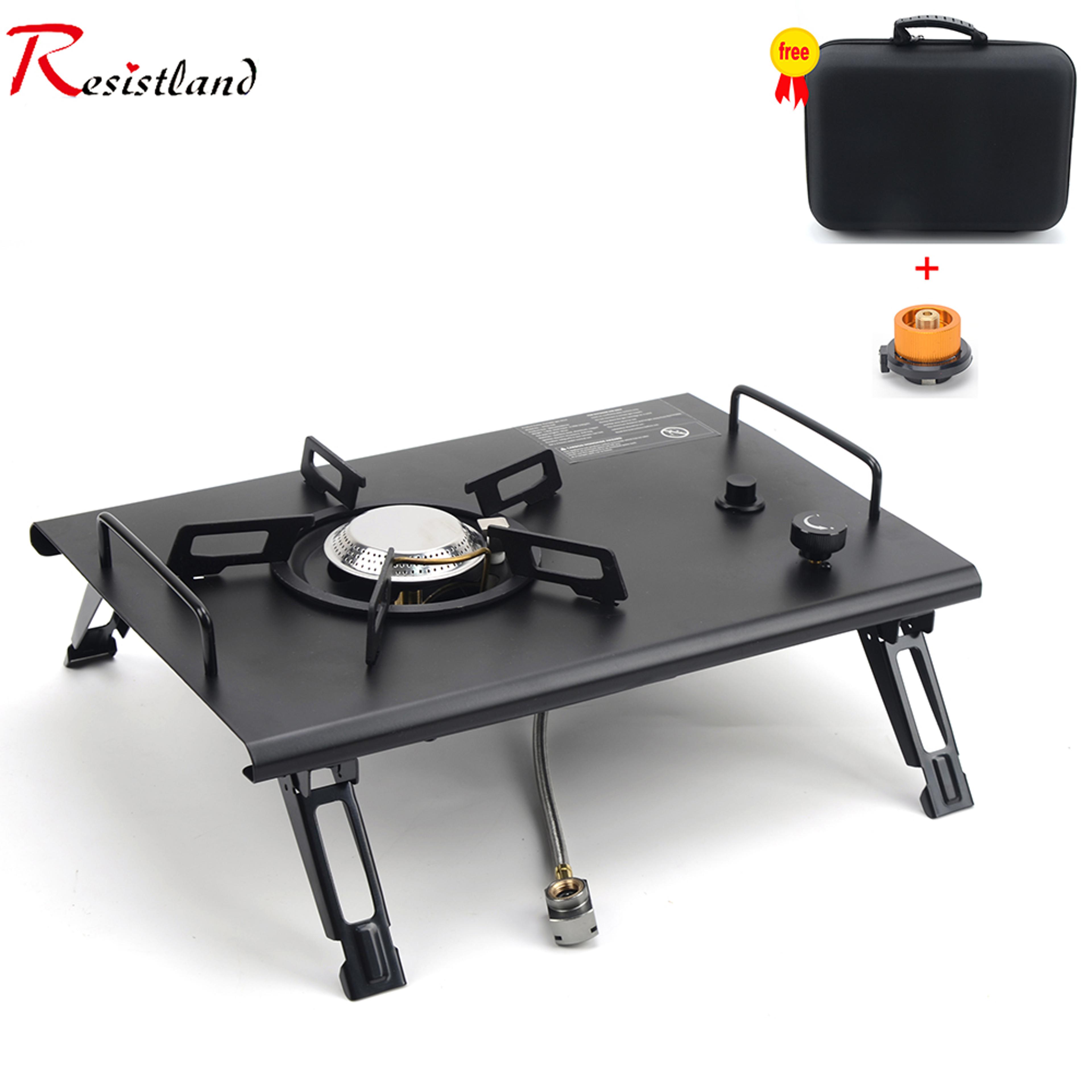Portable IGT Folding Camping Table With Adjustable Height For Outdoor Cooking 3