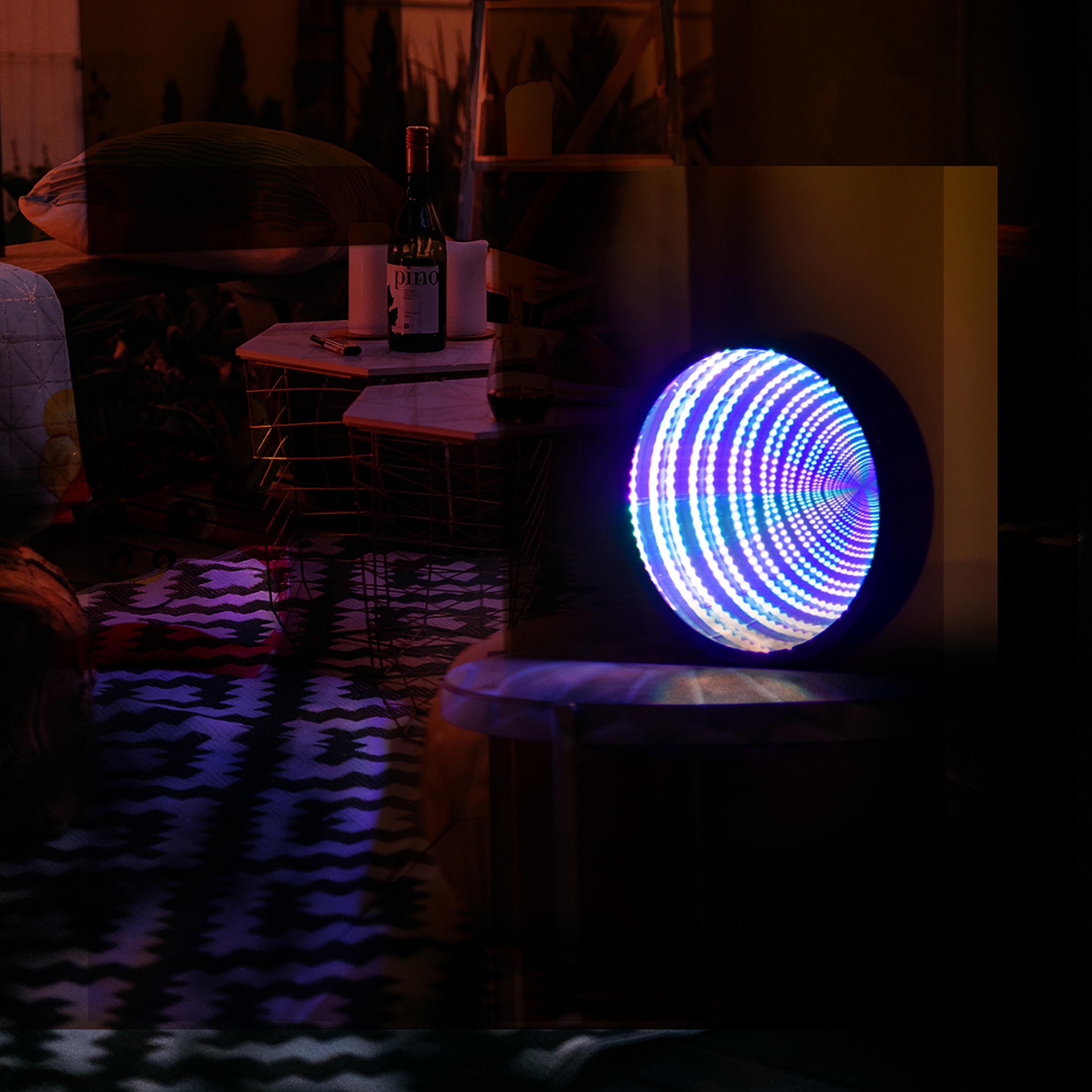 RGB LED Infinity Mirror Light For Wall And Tabletop Decor 1