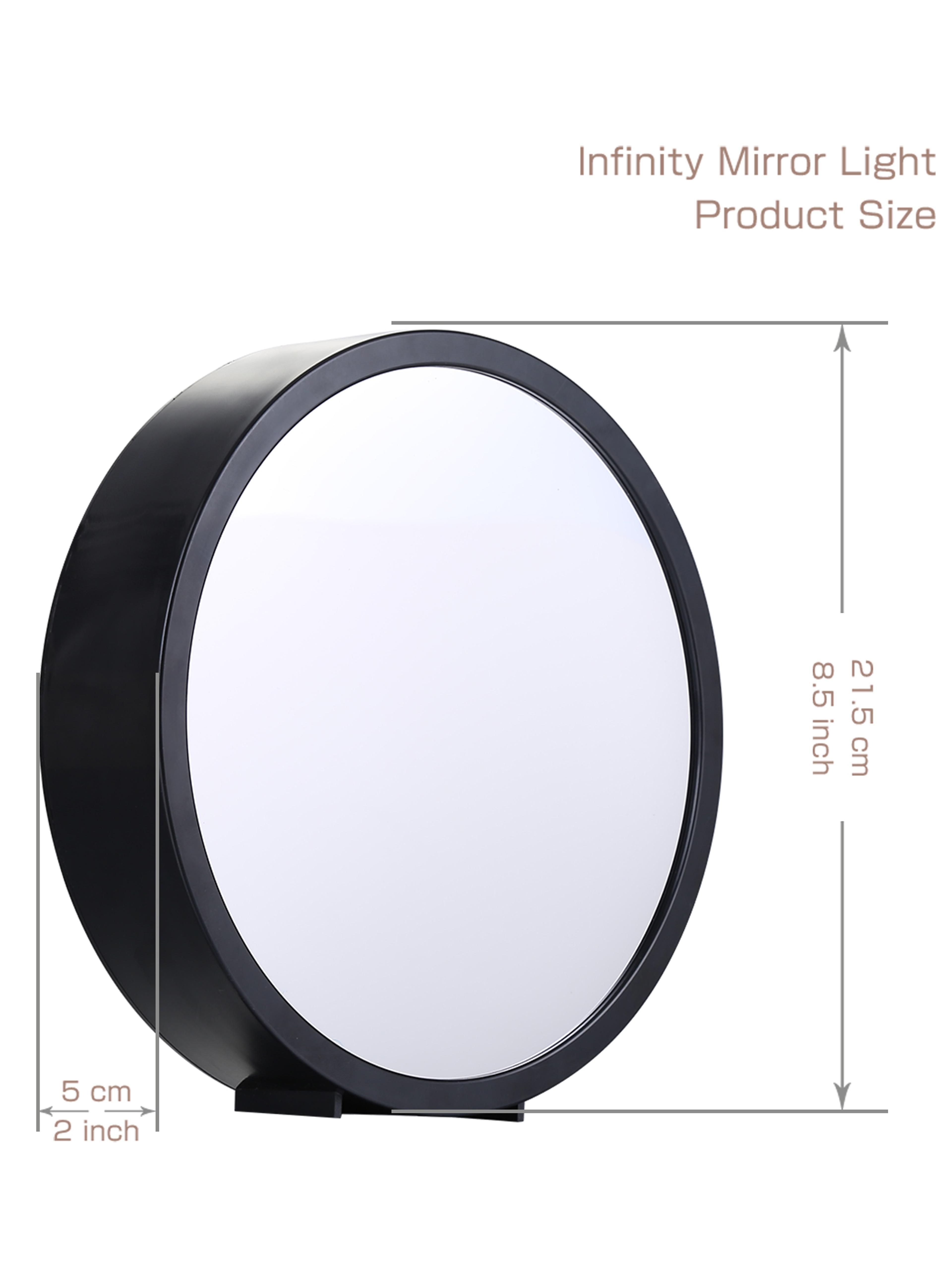 RGB LED Infinity Mirror Light For Wall And Tabletop Decor 2