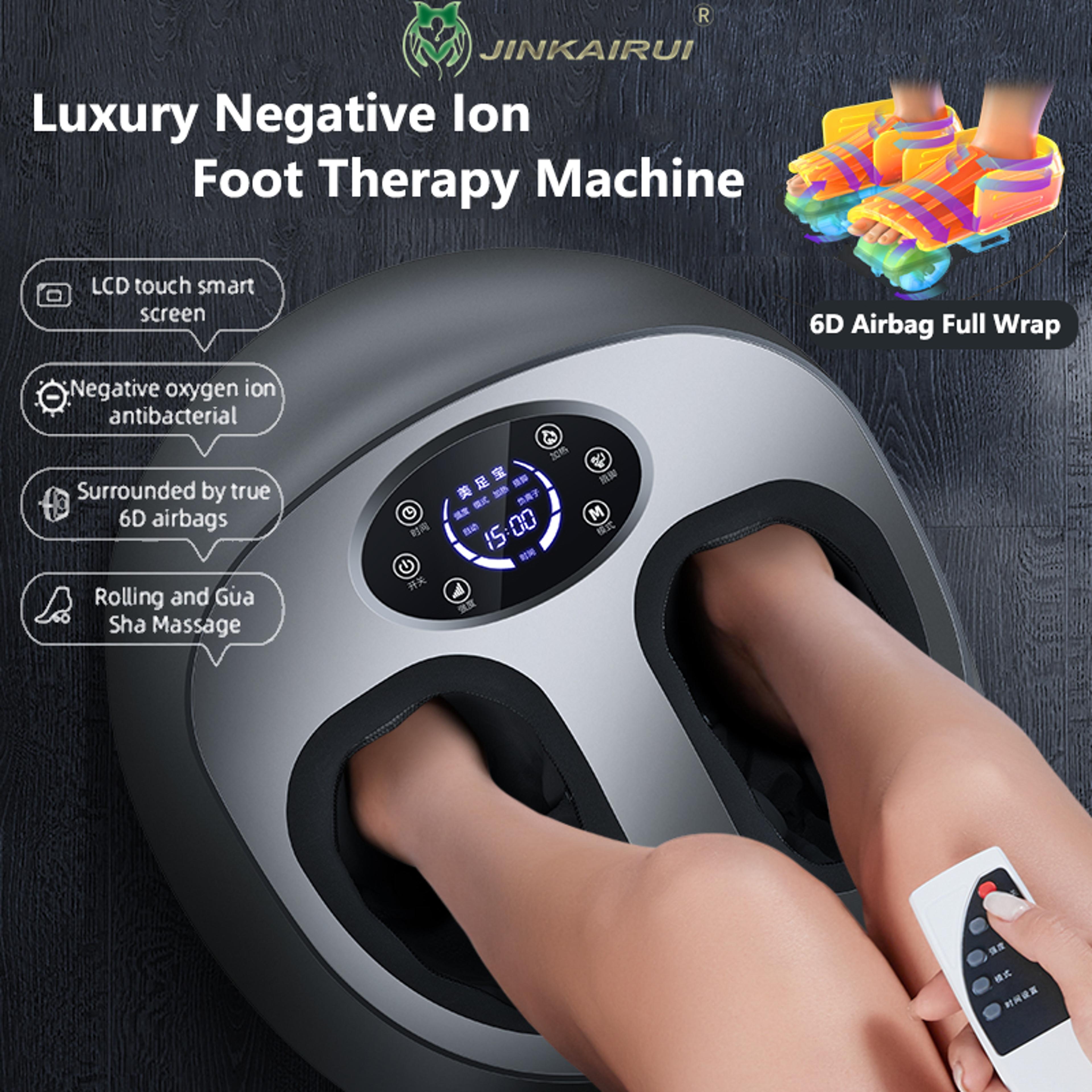 Smart 6D Air Compression Heated Foot Massager With Remote Control 1