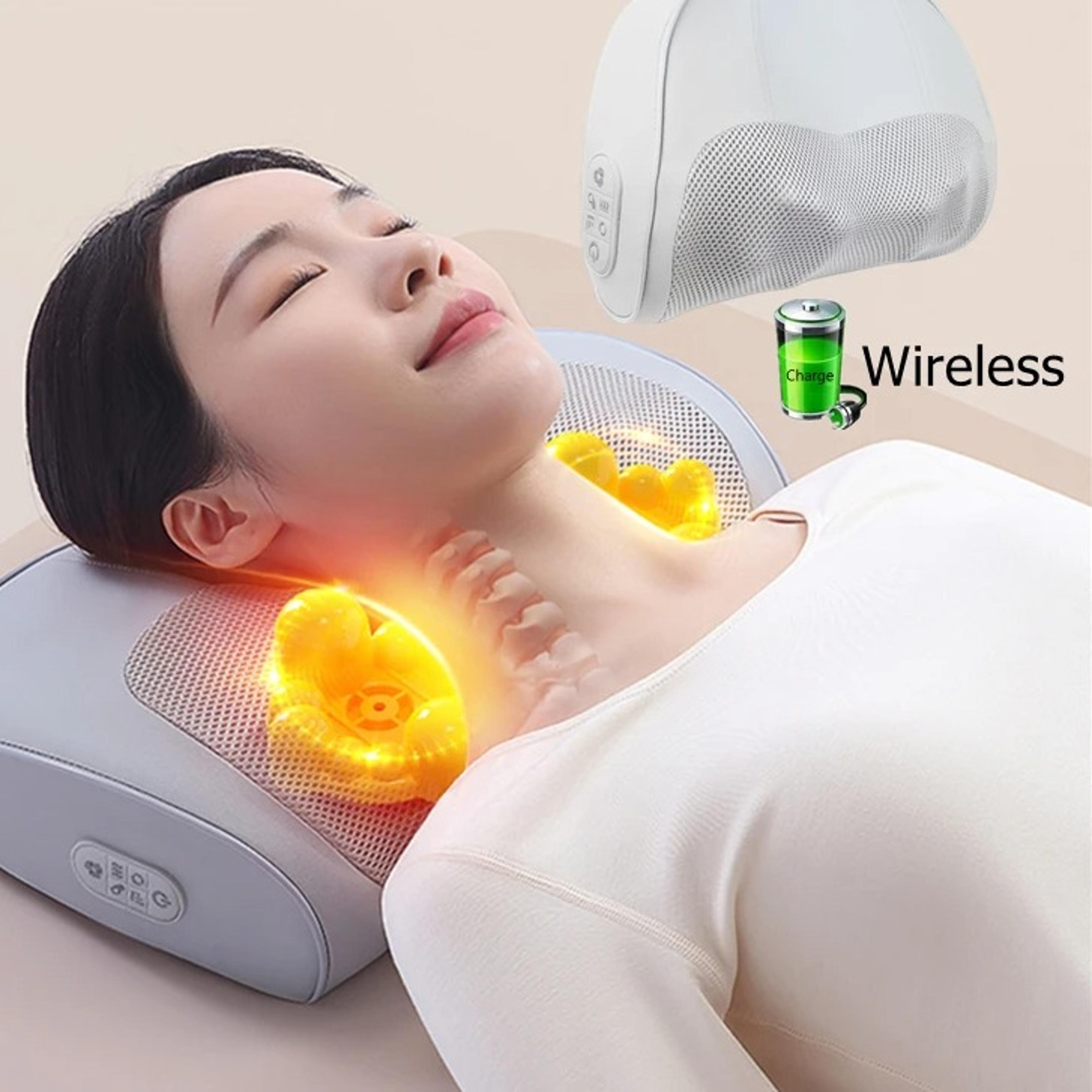 cervical massage pillow heated neck massager for relaxation and stress relief