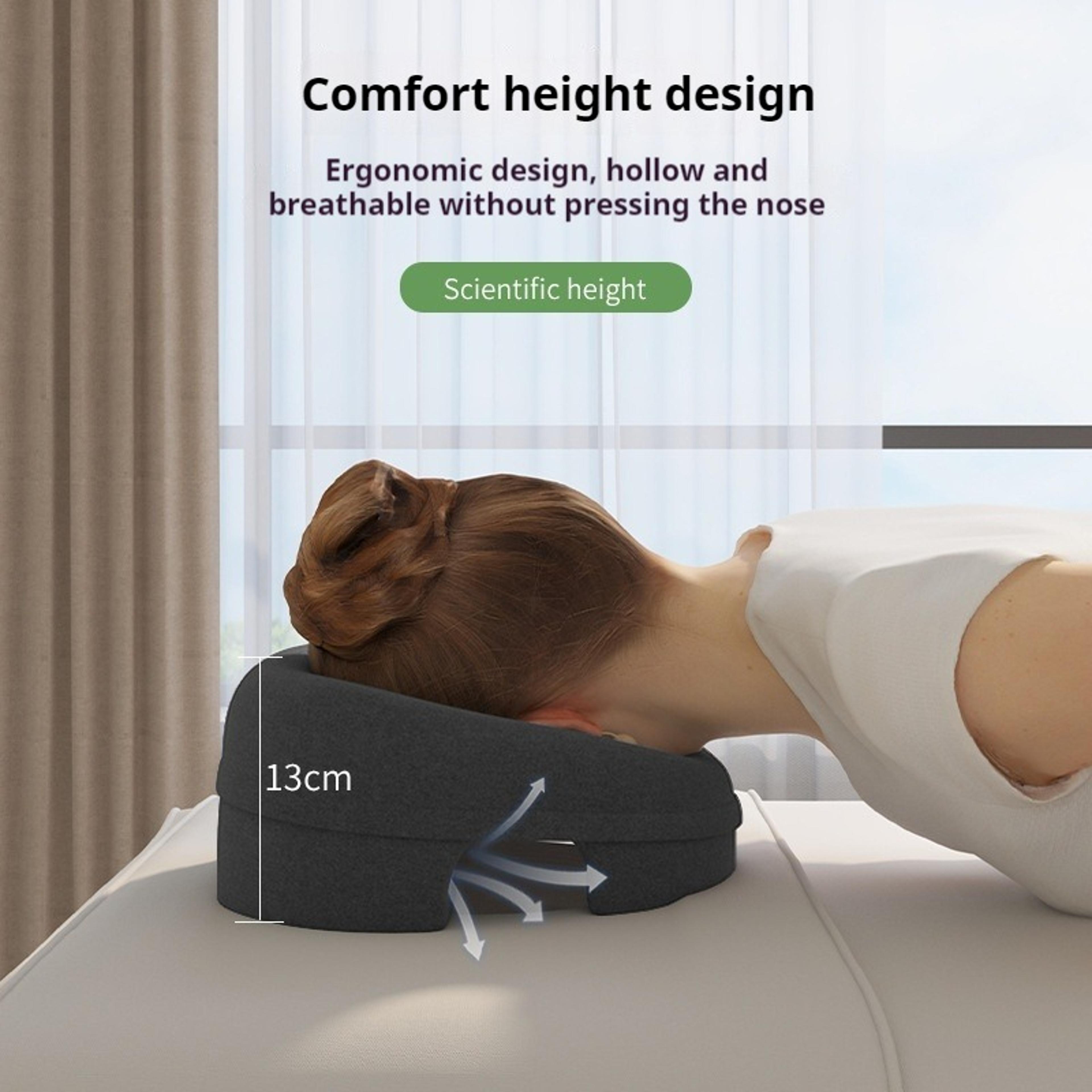Memory Foam Face Rest Pillow Ergonomic Massage Head Support Cushion 3