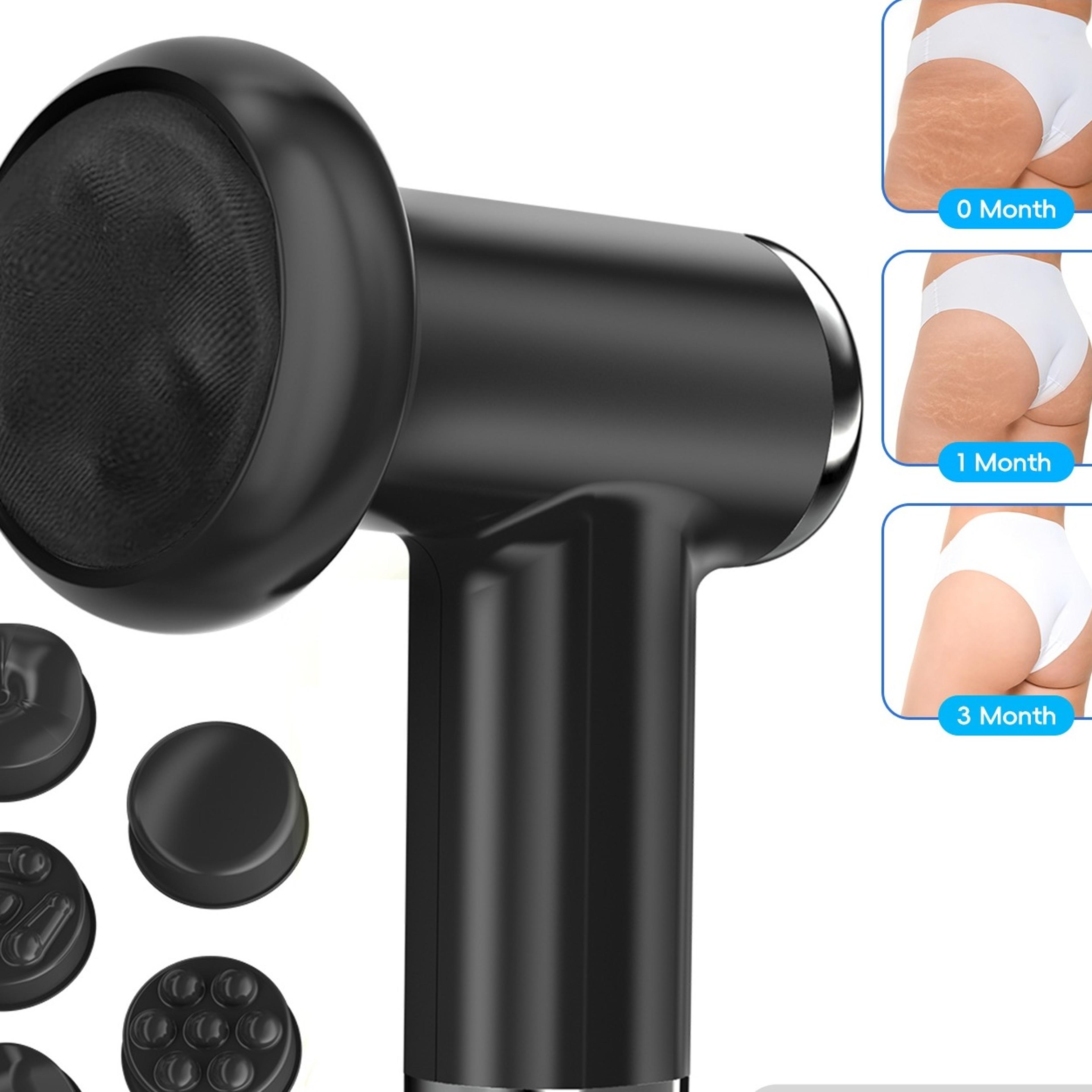 rechargeable electric cellulite massager and body sculpting machine with 5 heads