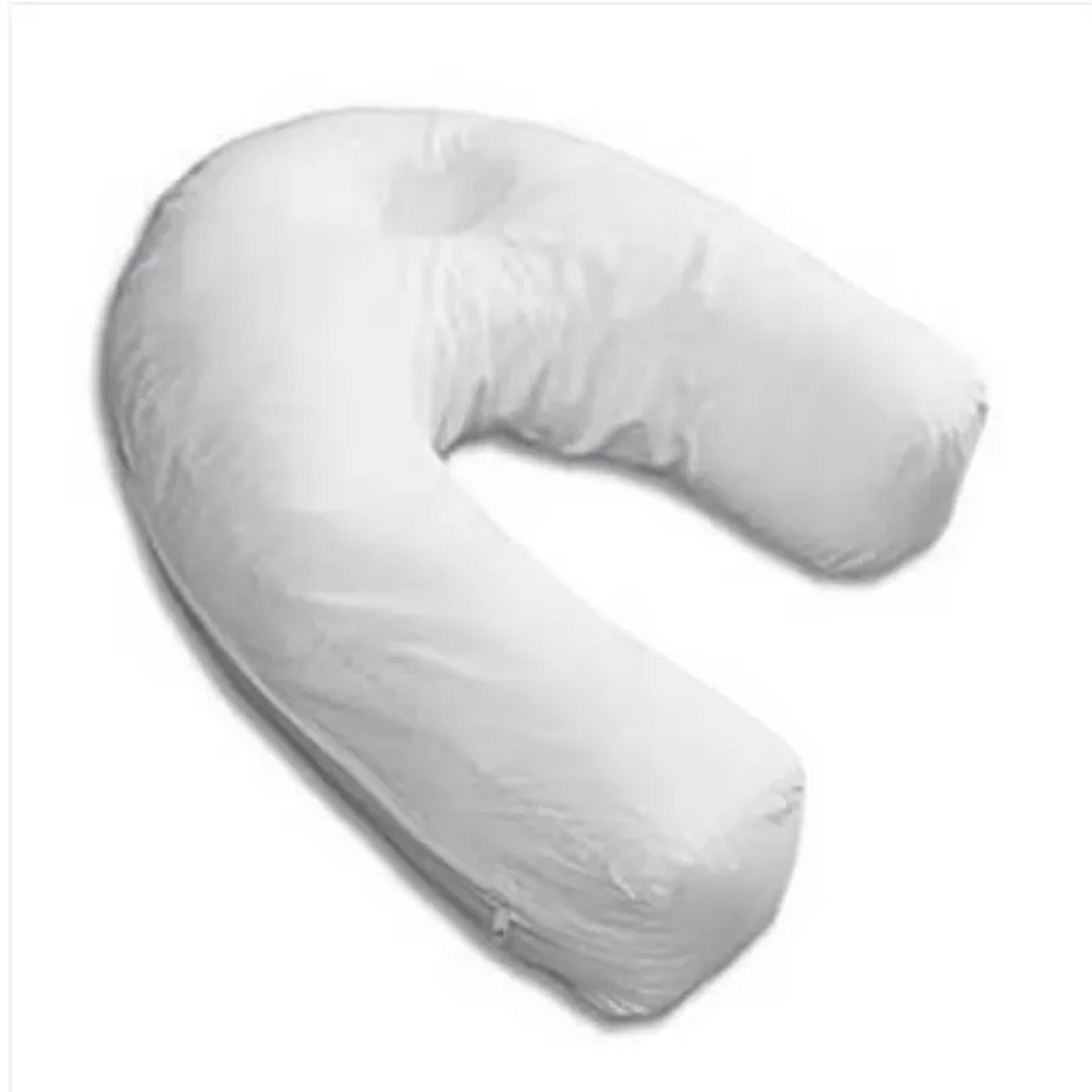 u shape side sleeper pillow with ear hole neck and shoulder support