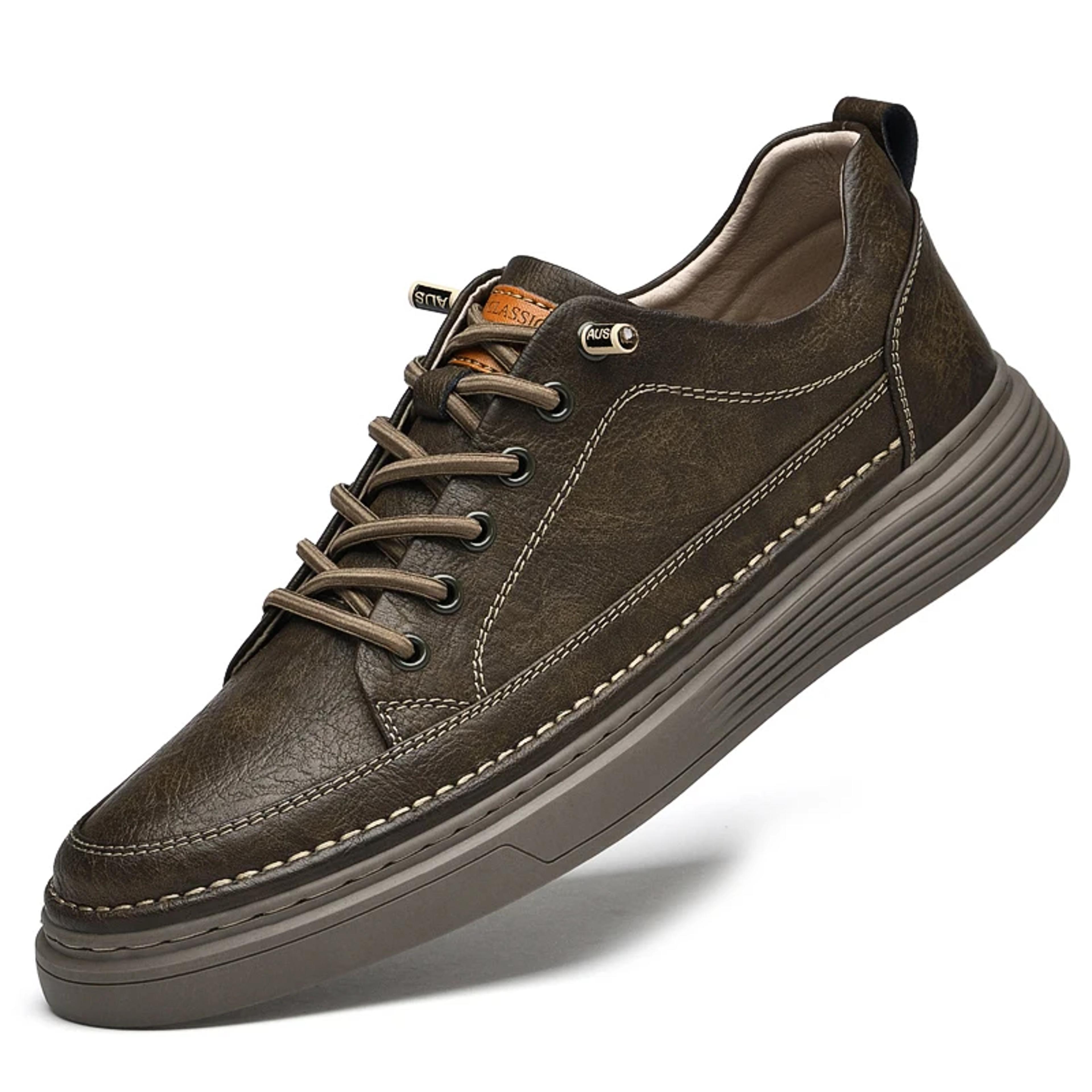 Handmade Genuine Leather Men Casual Oxford Shoes 7