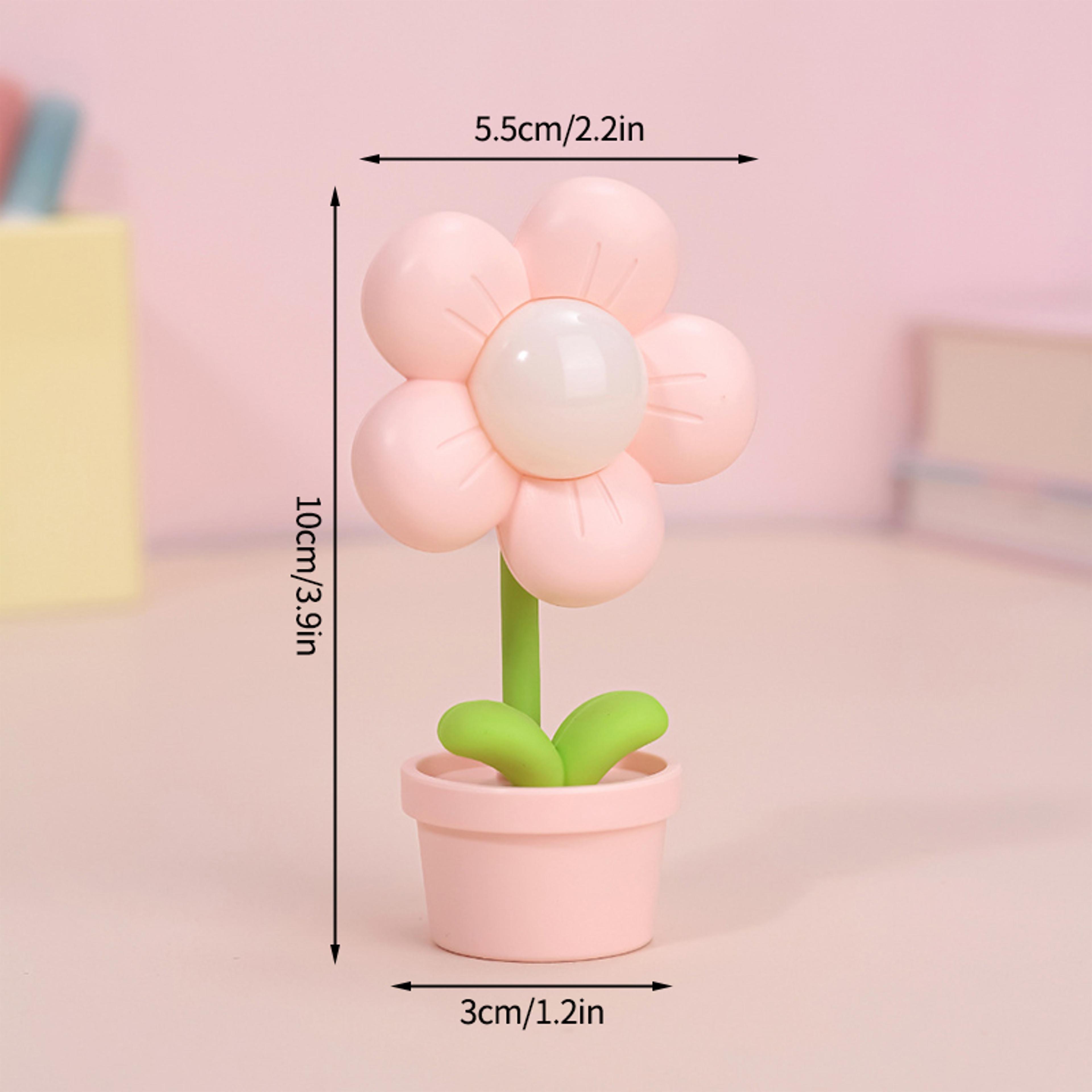 Mini LED Flower Night Light Flexible Bedside Lamp For Kids Bedroom Decor 7
