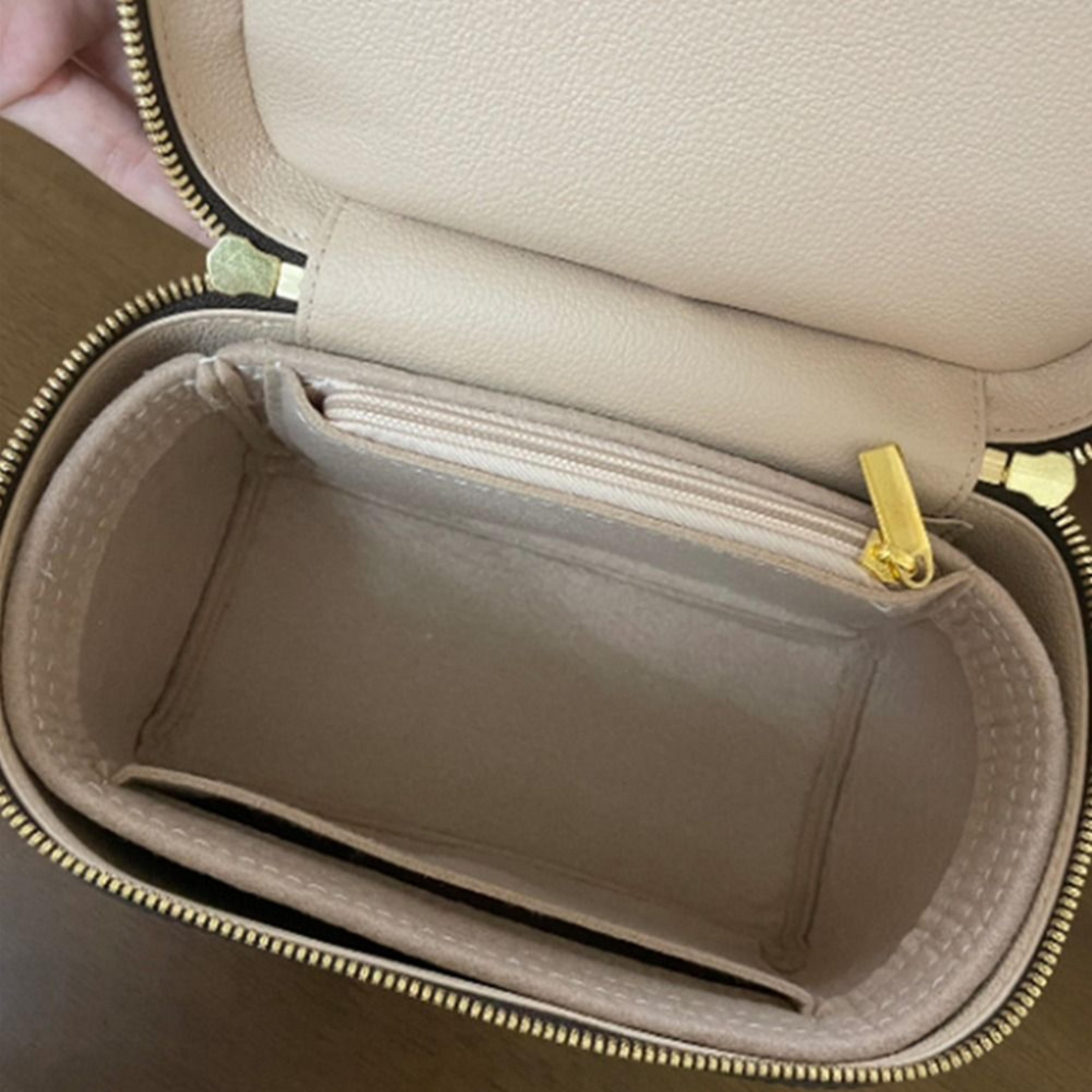 Felt Purse Organizer Insert With Zipper For Nice Nano Mini BB 5