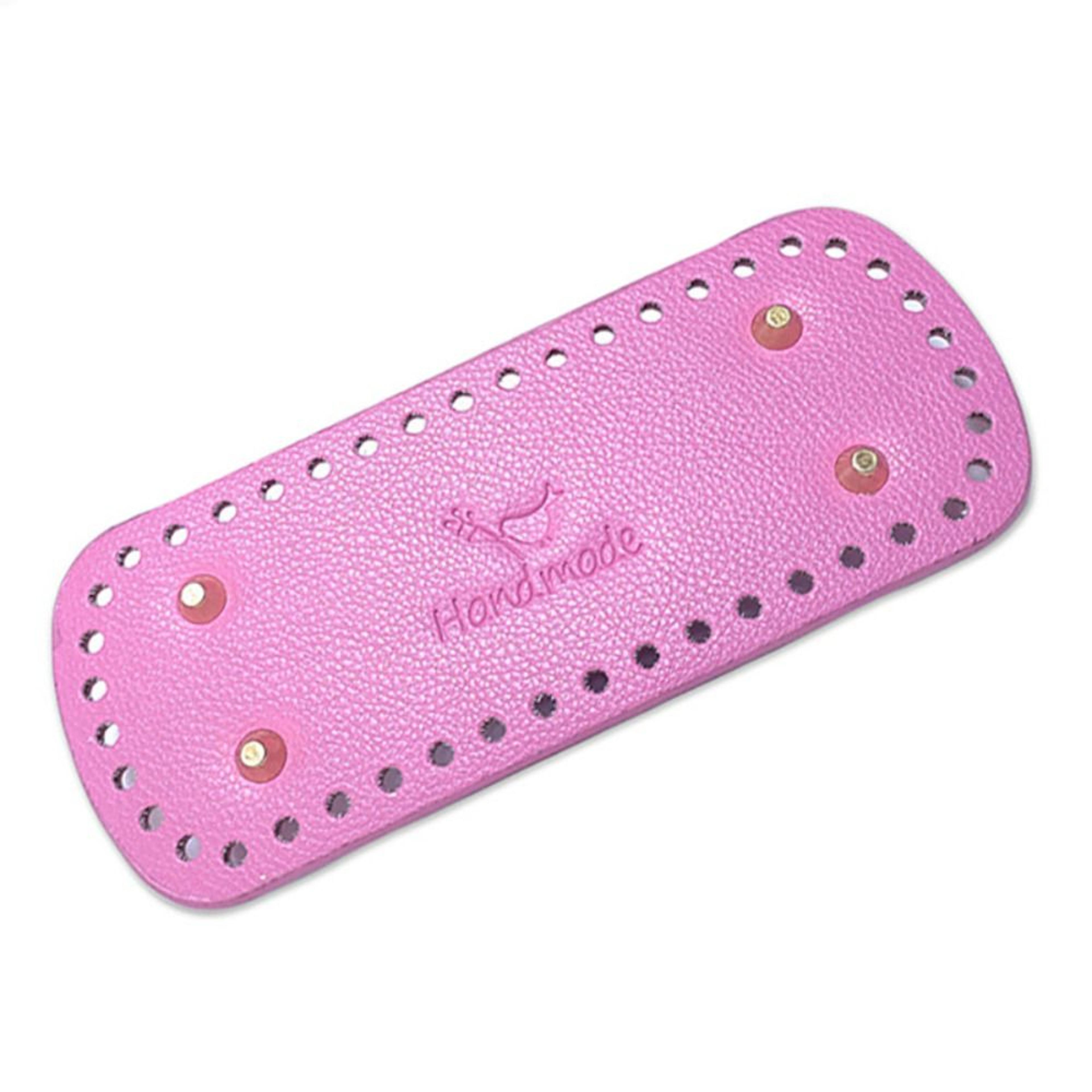 20cm PU Leather Crochet Bag Bottom Rectangle Base For DIY Handbags 8