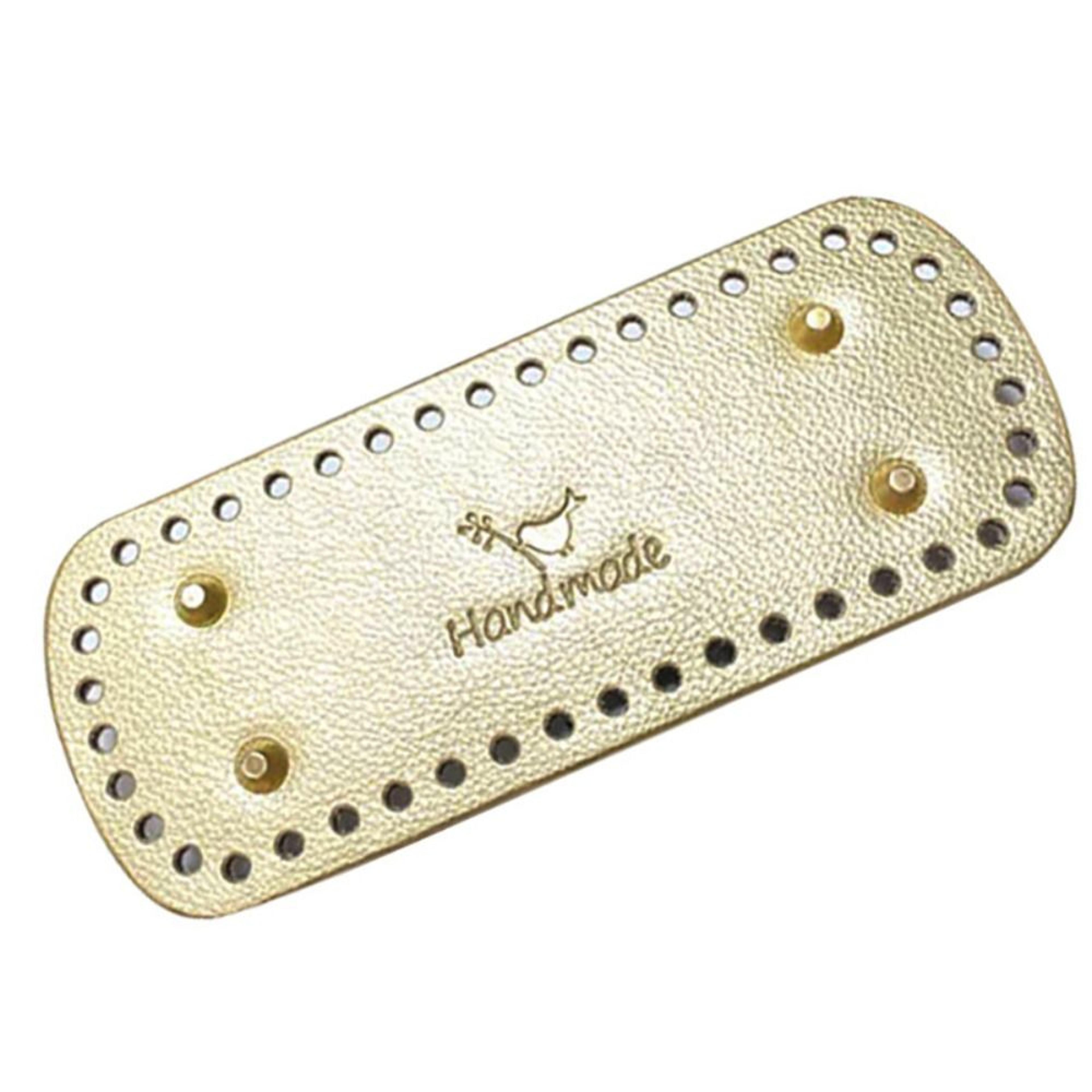 20cm PU Leather Crochet Bag Bottom Rectangle Base For DIY Handbags 15