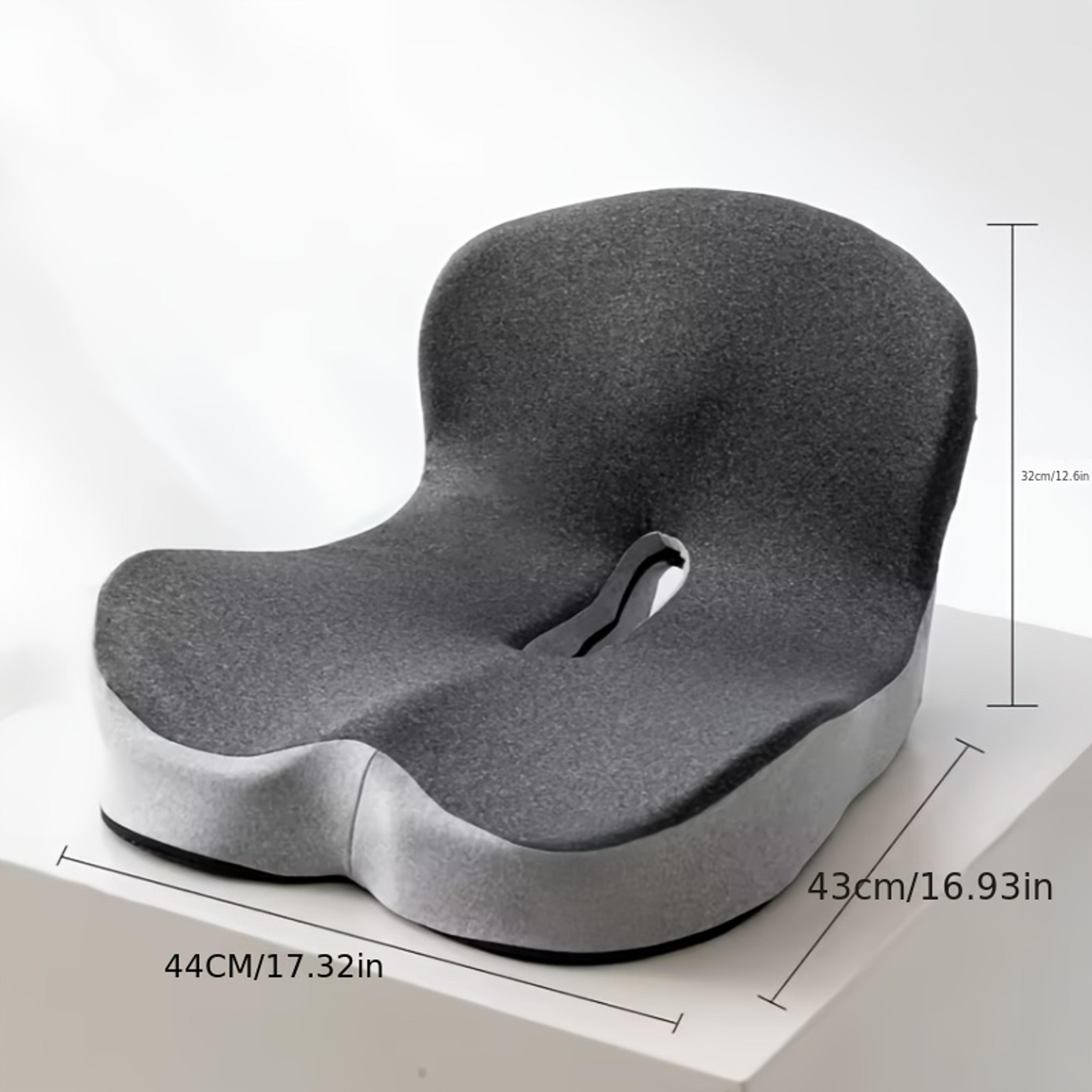 Ergonomic Memory Foam Seat Cushion With Back Support For Office And Study Chairs 3