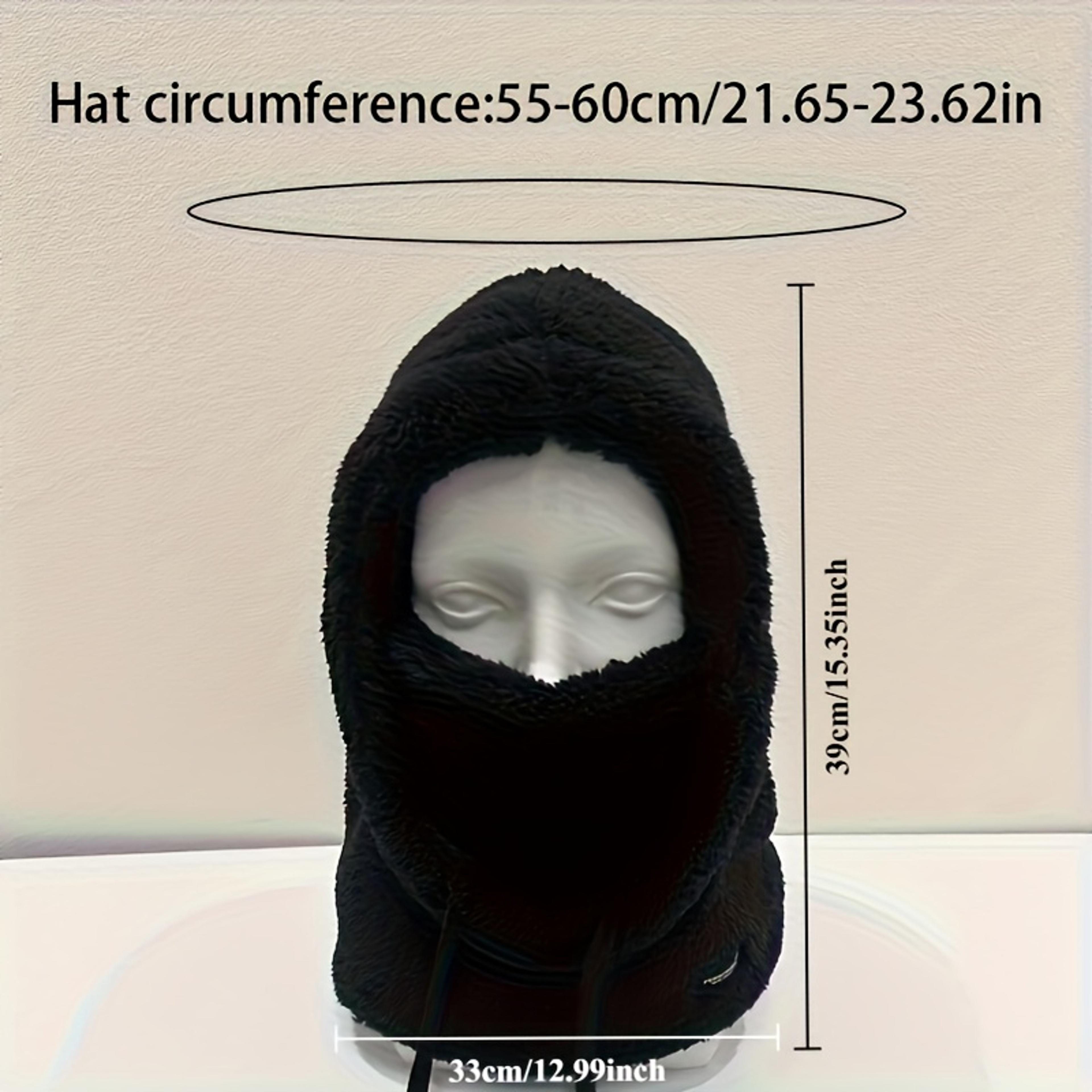 Warm Winter Plush Cap With Elastic Drawstring For Cycling Skiing And Outdoor Wear 5