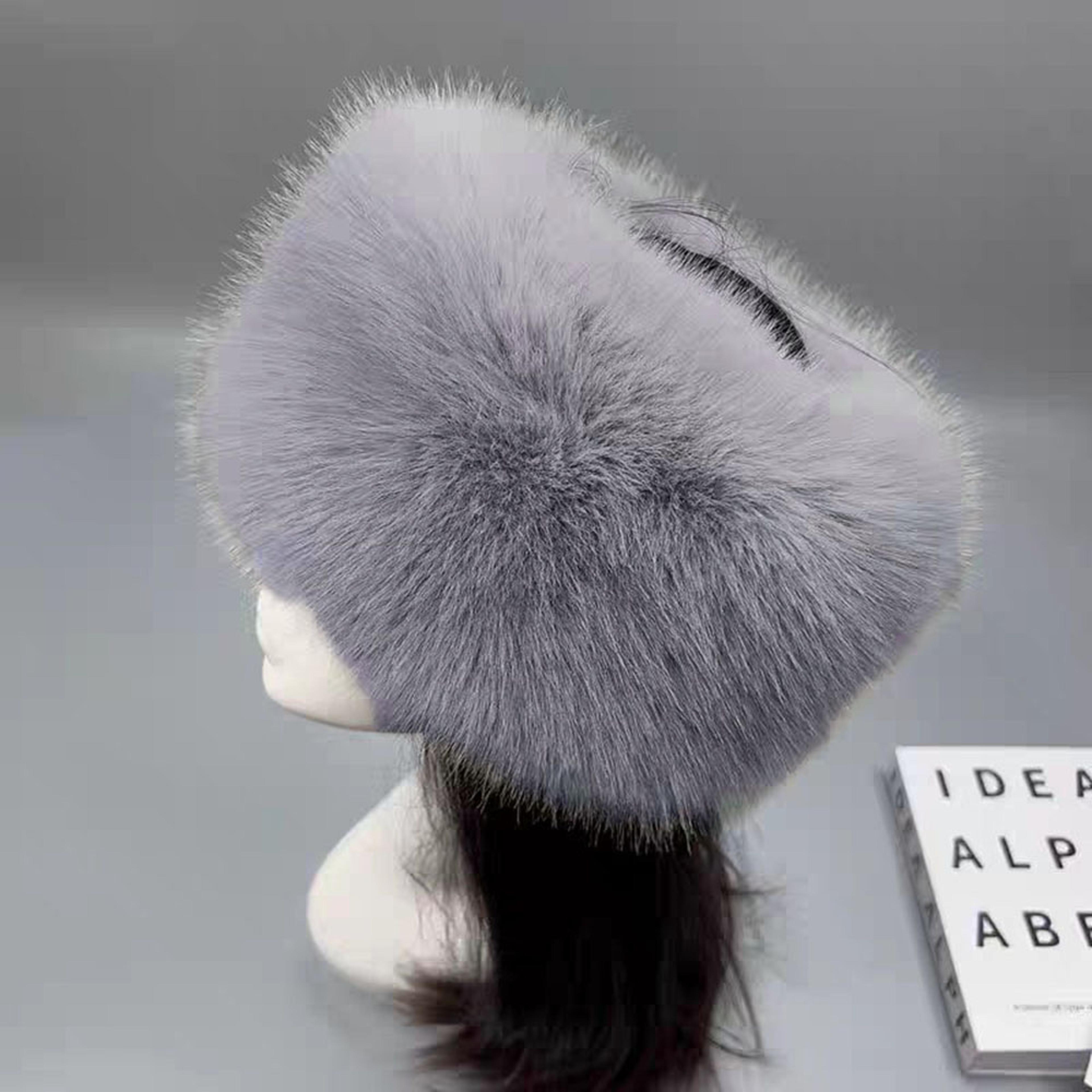 Faux Fur Headband Winter Ear Warmer Plush Windproof Ski Headwear 7